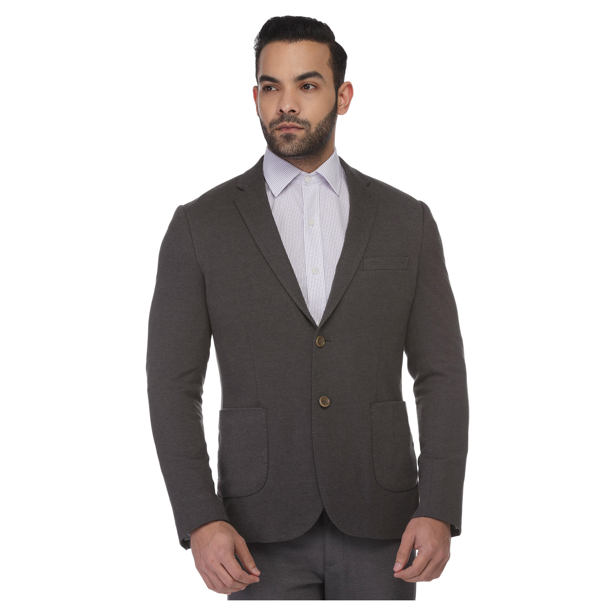 Textured Blazer-men-winterwear-jacketsandblazers-image-4