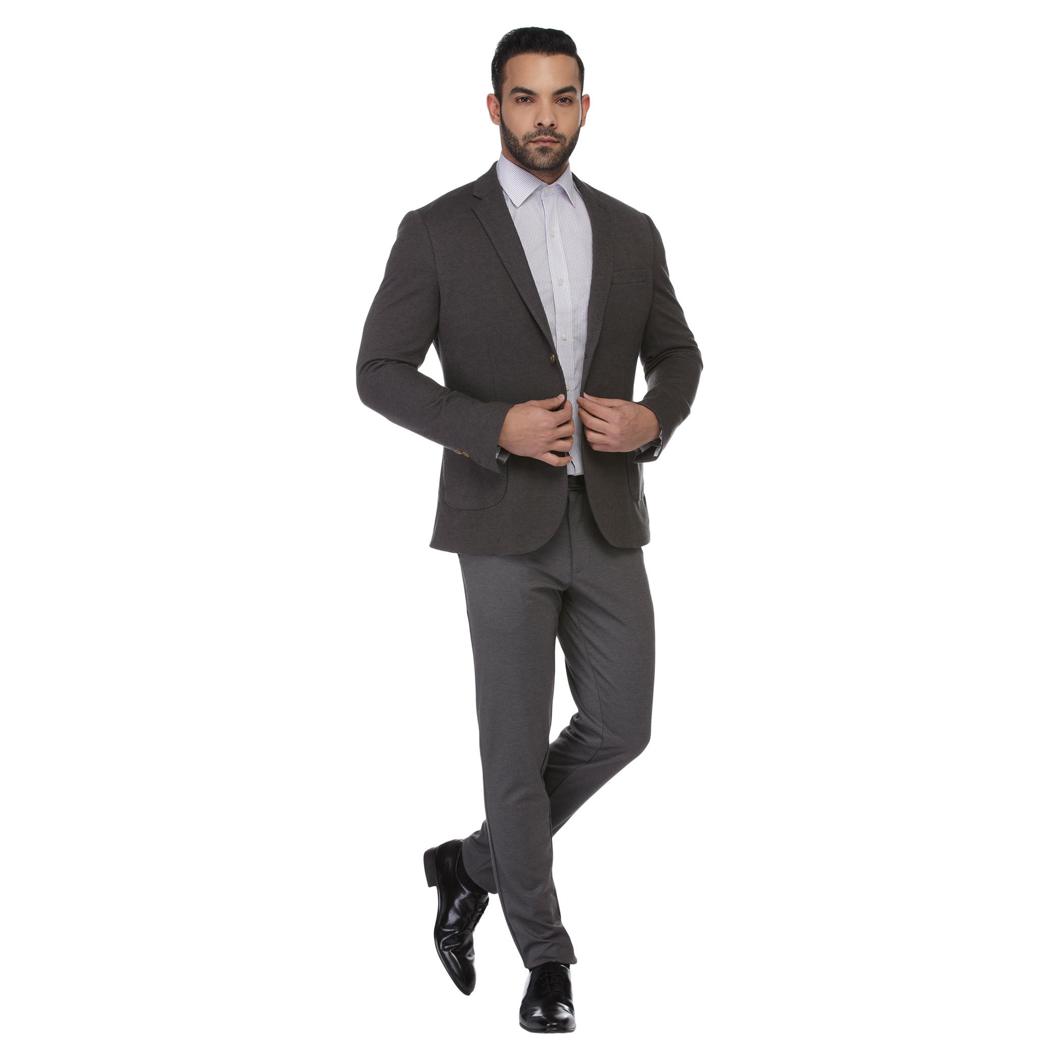 Textured Blazer-men-winterwear-jacketsandblazers-image-1