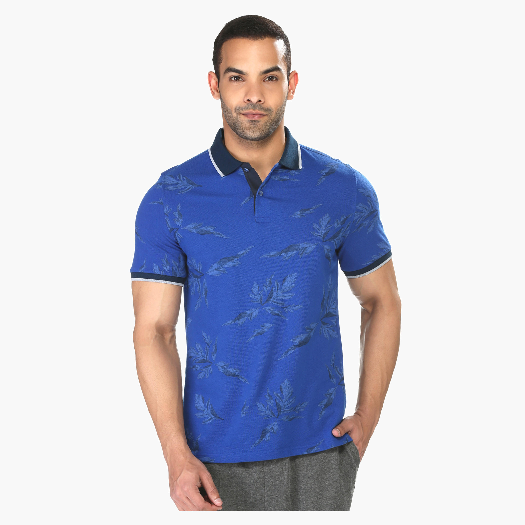 Polo Neck T-shirt-men-clothing-tshirtsandpolos-polos-image-1