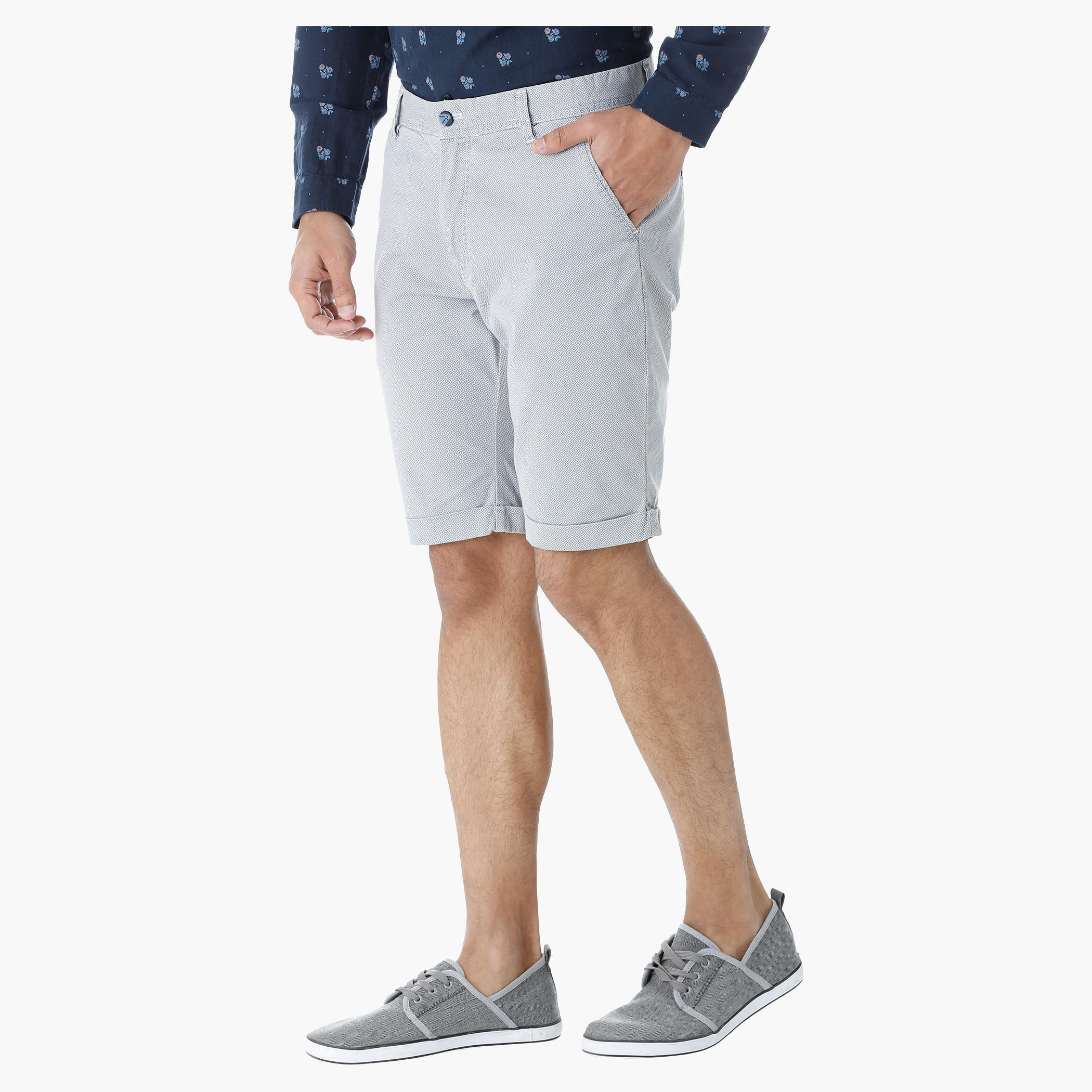 Printed Shorts in Regular Fit-men-clothing-bottoms-shorts-image-3