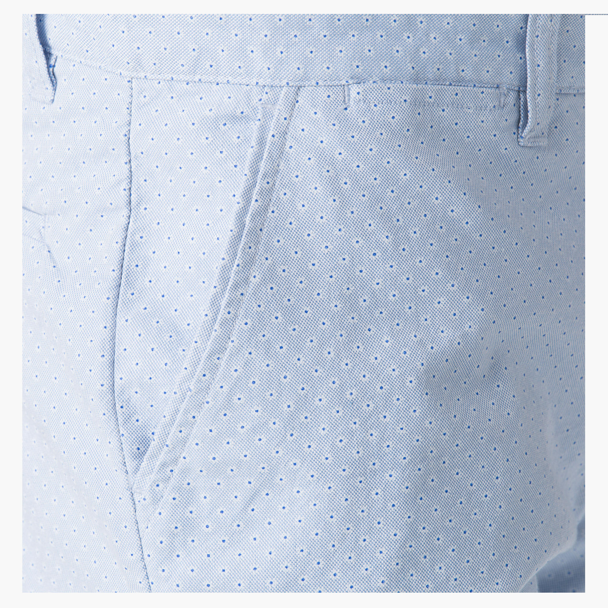 Cotton Dobby Shorts in Slim Fit-men-clothing-bottoms-shorts-image-2