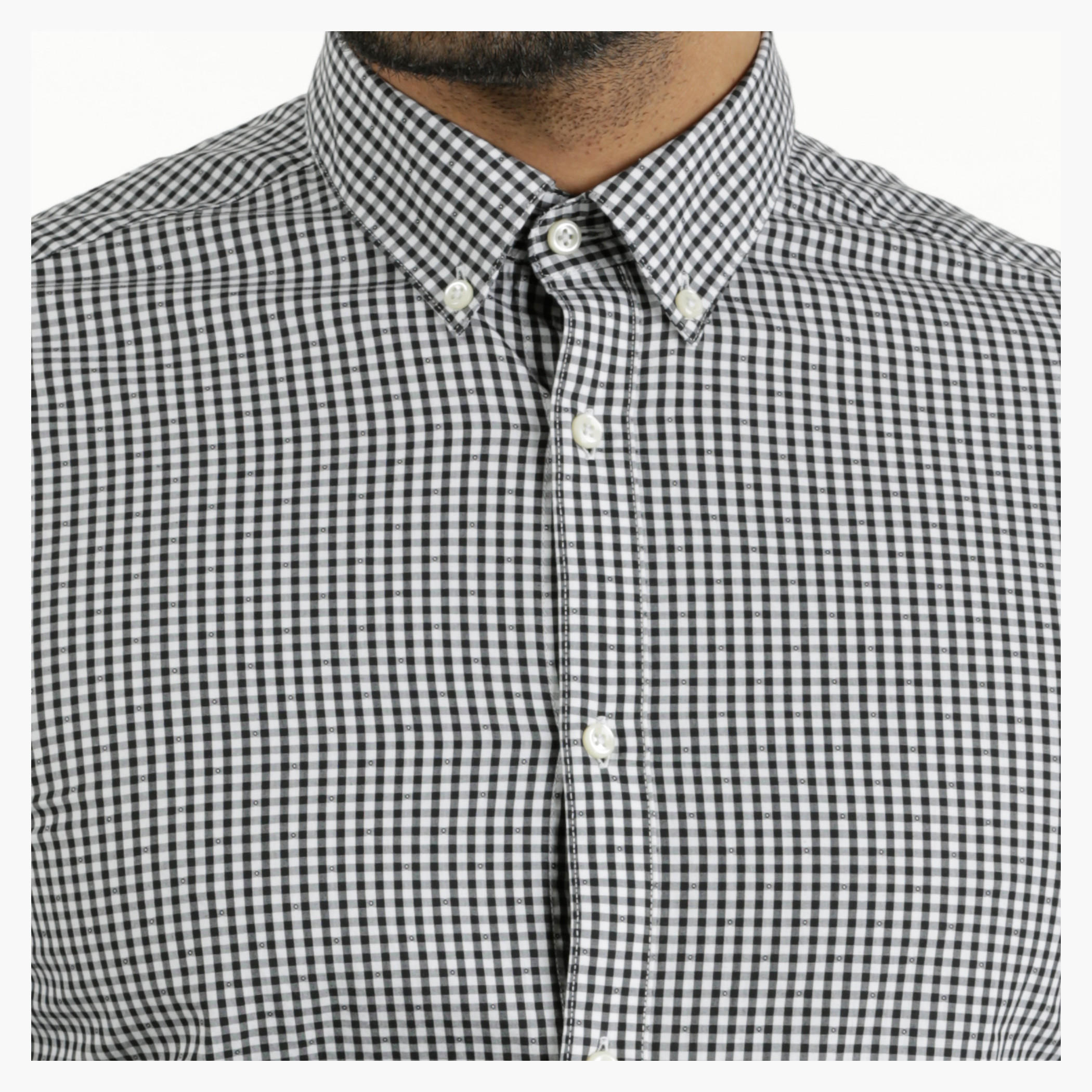 Cotton Chequered Shirt in Slim Fit-men-clothing-shirts-image-4