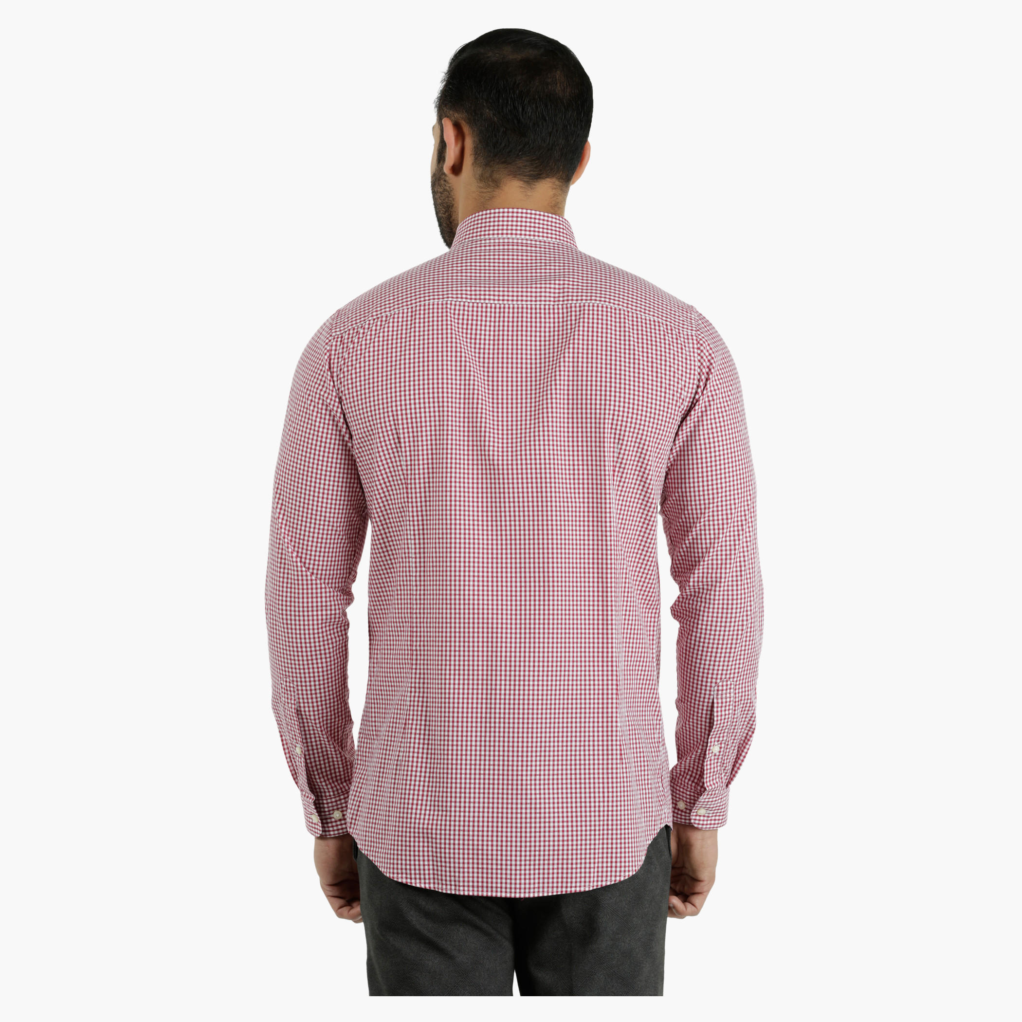Cotton Chequered Shirt in Slim Fit-men-clothing-shirts-image-7