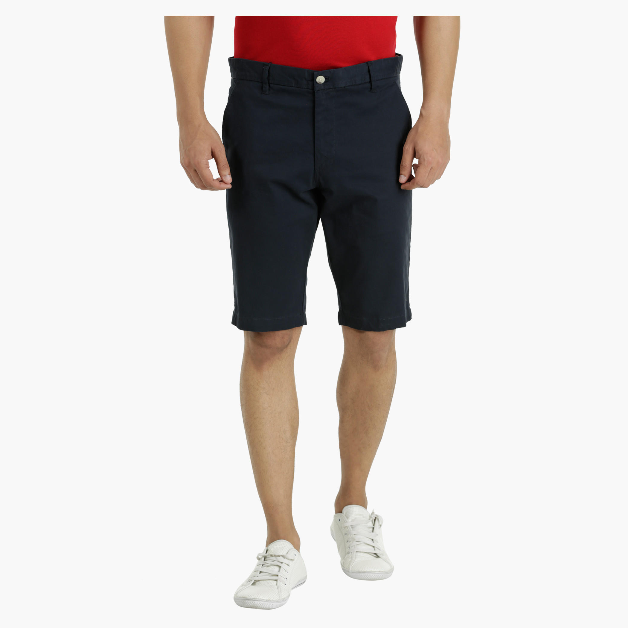 Casual Half-Length Shorts in Regular Fit-men-clothing-bottoms-shorts-image-1