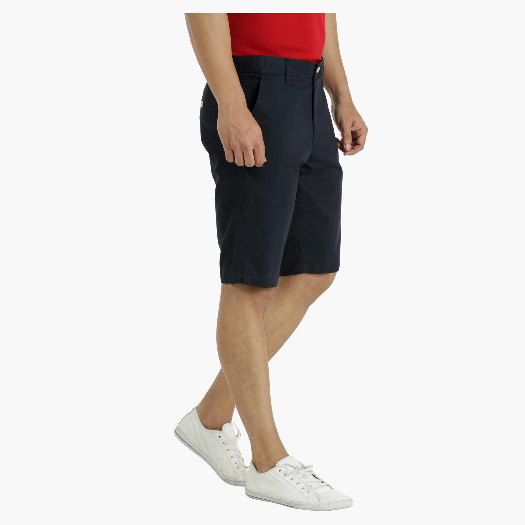 Casual Half-Length Shorts in Regular Fit-men-clothing-bottoms-shorts-image-3
