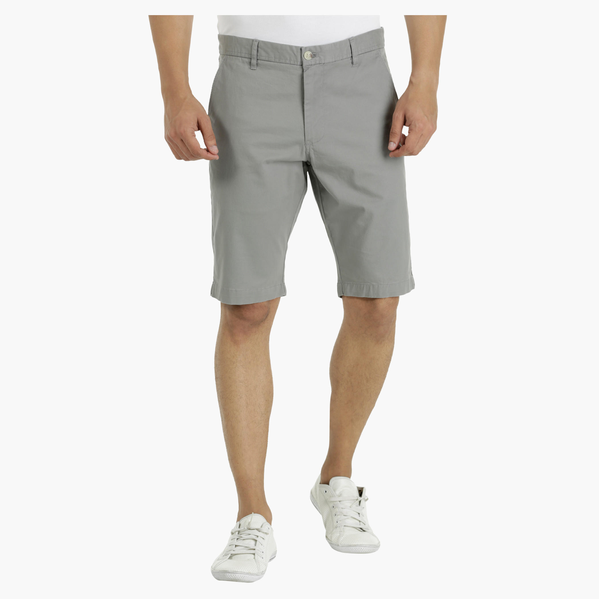 Casual Half-Length Shorts in Regular Fit-men-clothing-bottoms-shorts-image-6