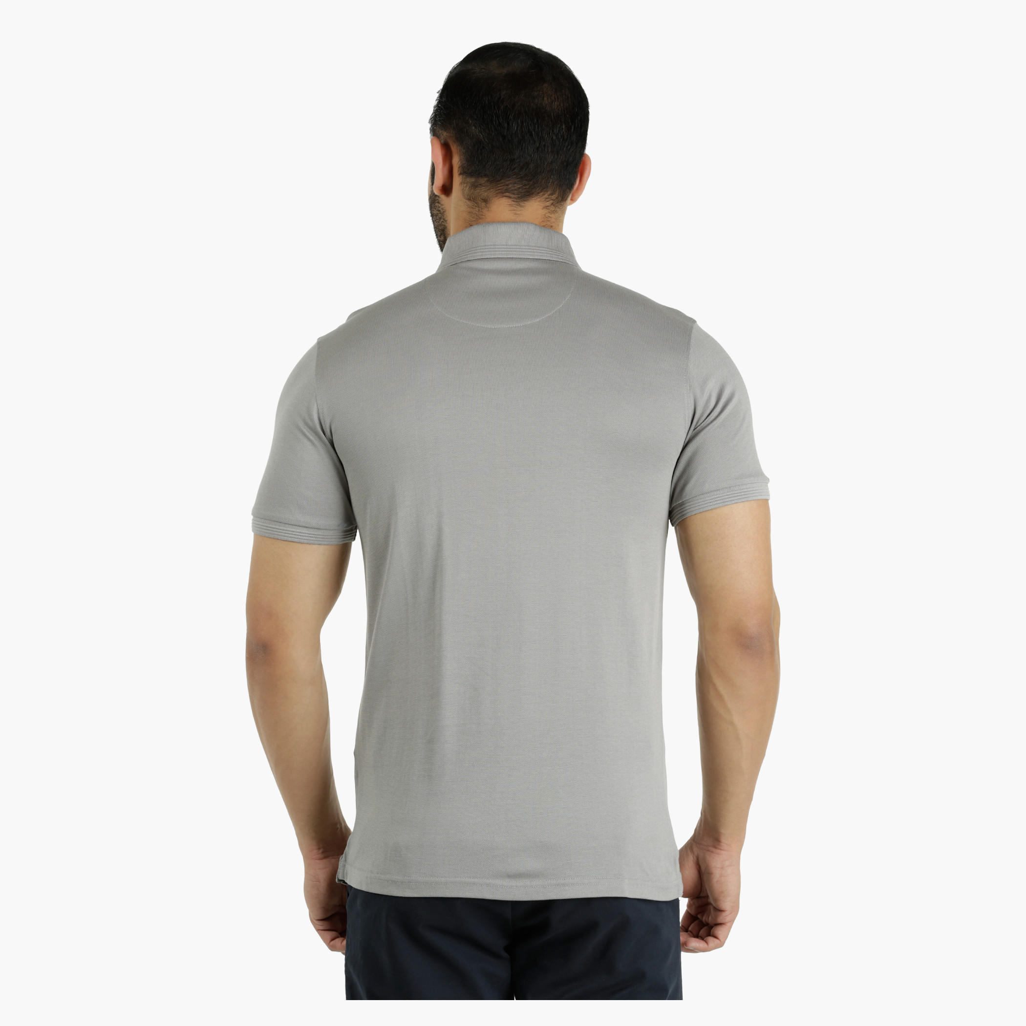 Cotton Polo T-Shirt with Pique Collar in Regular Fit-men-clothing-tshirtsandpolos-polos-image-2