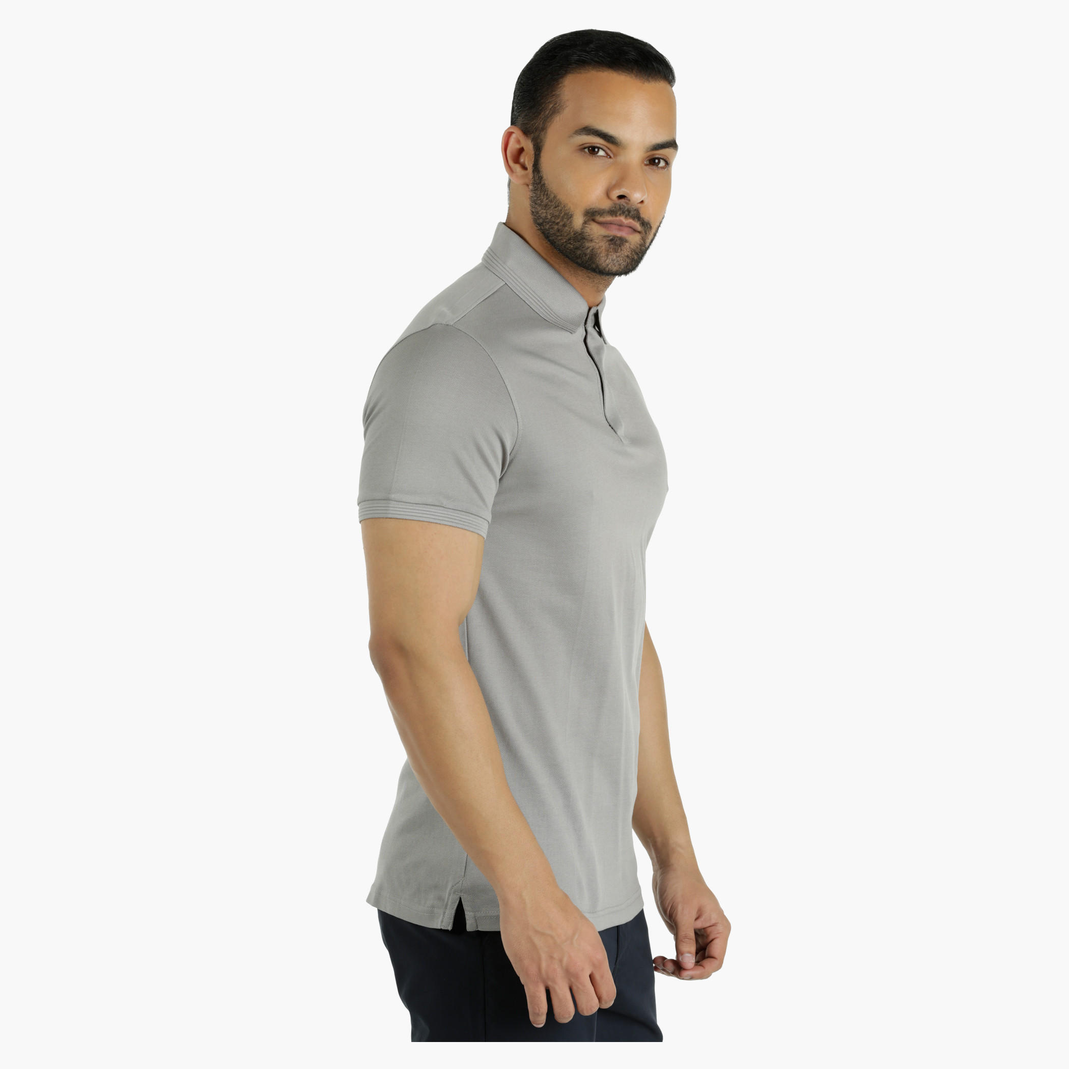 Cotton Polo T-Shirt with Pique Collar in Regular Fit-men-clothing-tshirtsandpolos-polos-image-3