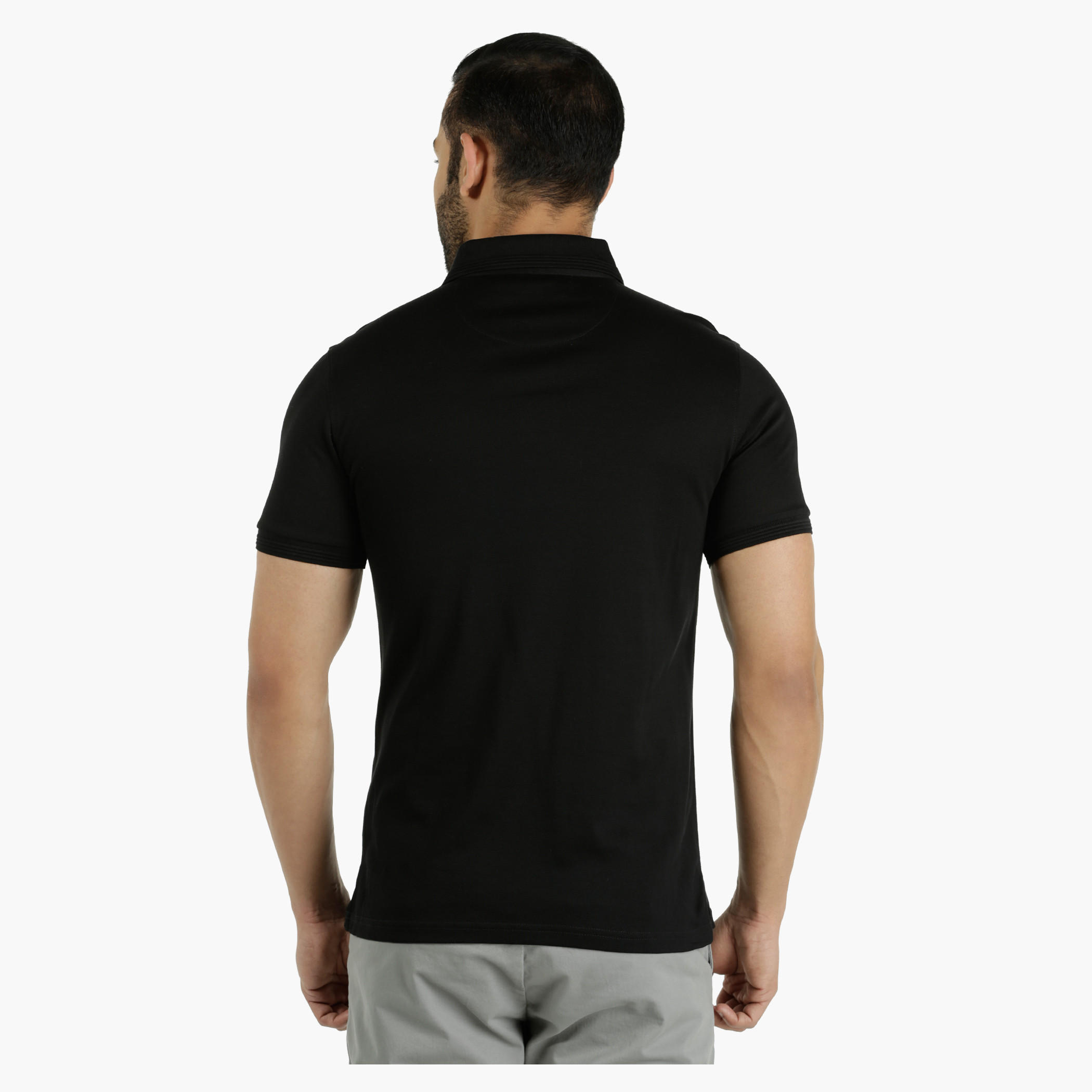 Cotton Polo T-Shirt with Pique Collar in Regular Fit-men-clothing-tshirtsandpolos-polos-image-7