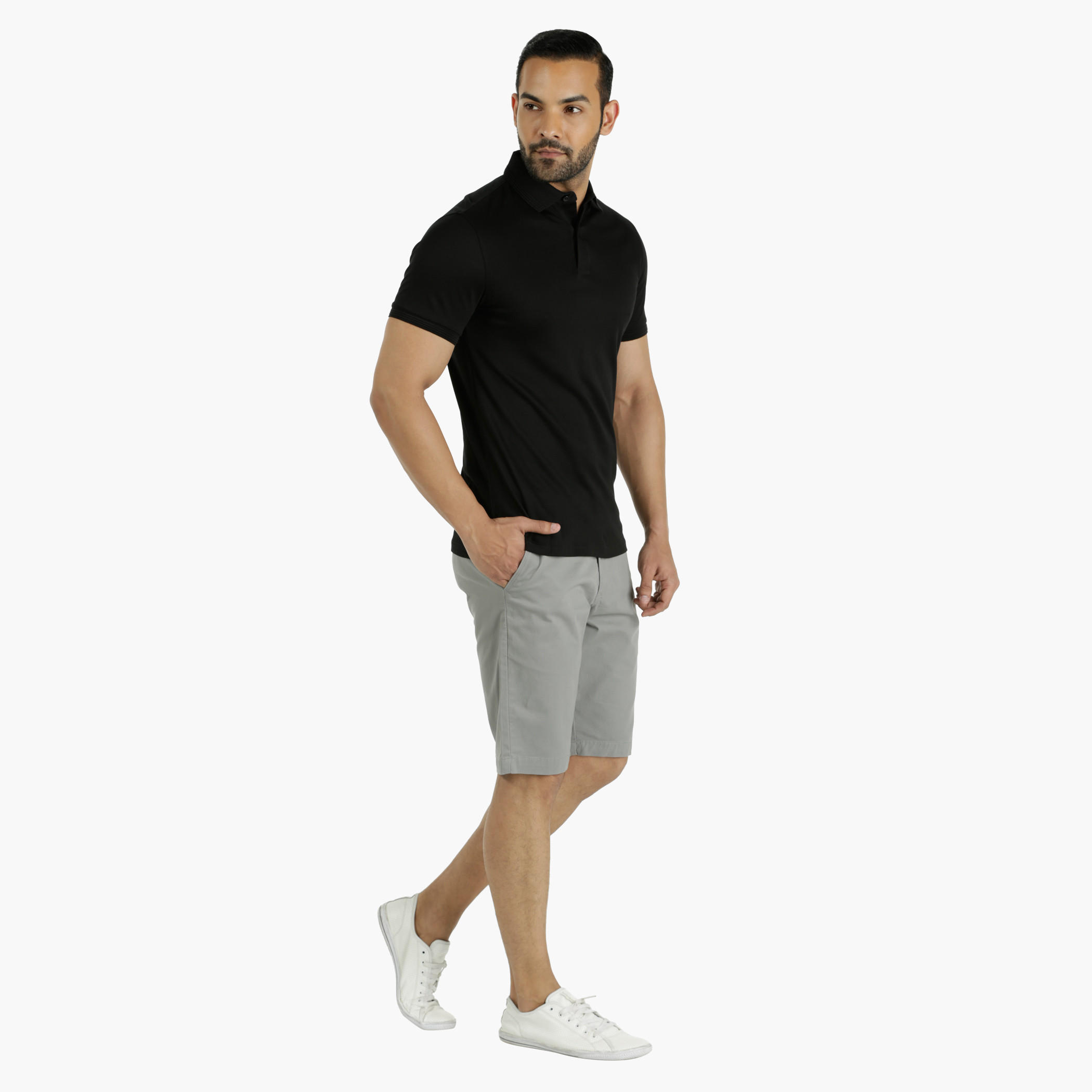 Cotton Polo T-Shirt with Pique Collar in Regular Fit-men-clothing-tshirtsandpolos-polos-image-10