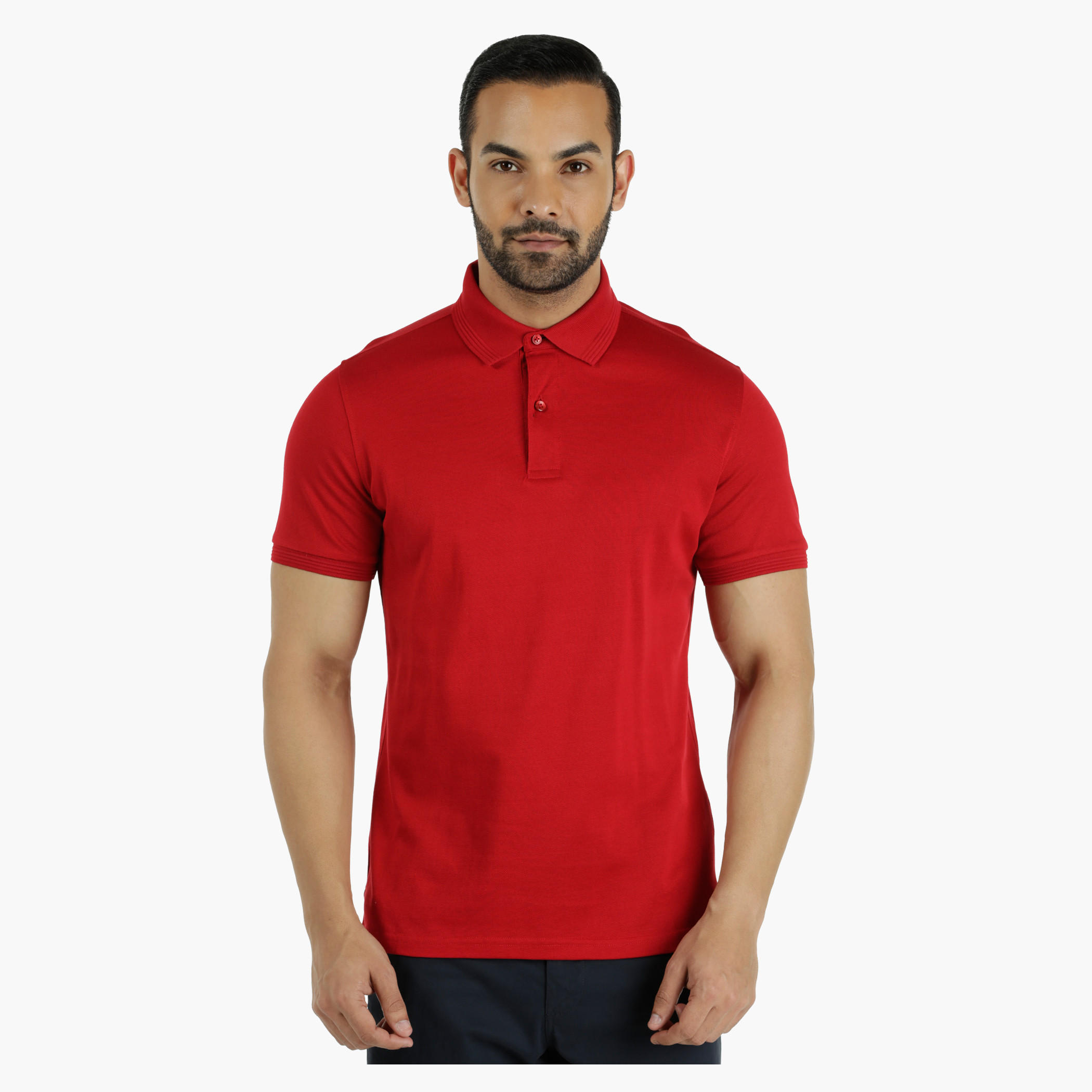 Cotton Polo T-Shirt with Pique Collar in Regular Fit-men-clothing-tshirtsandpolos-polos-image-11