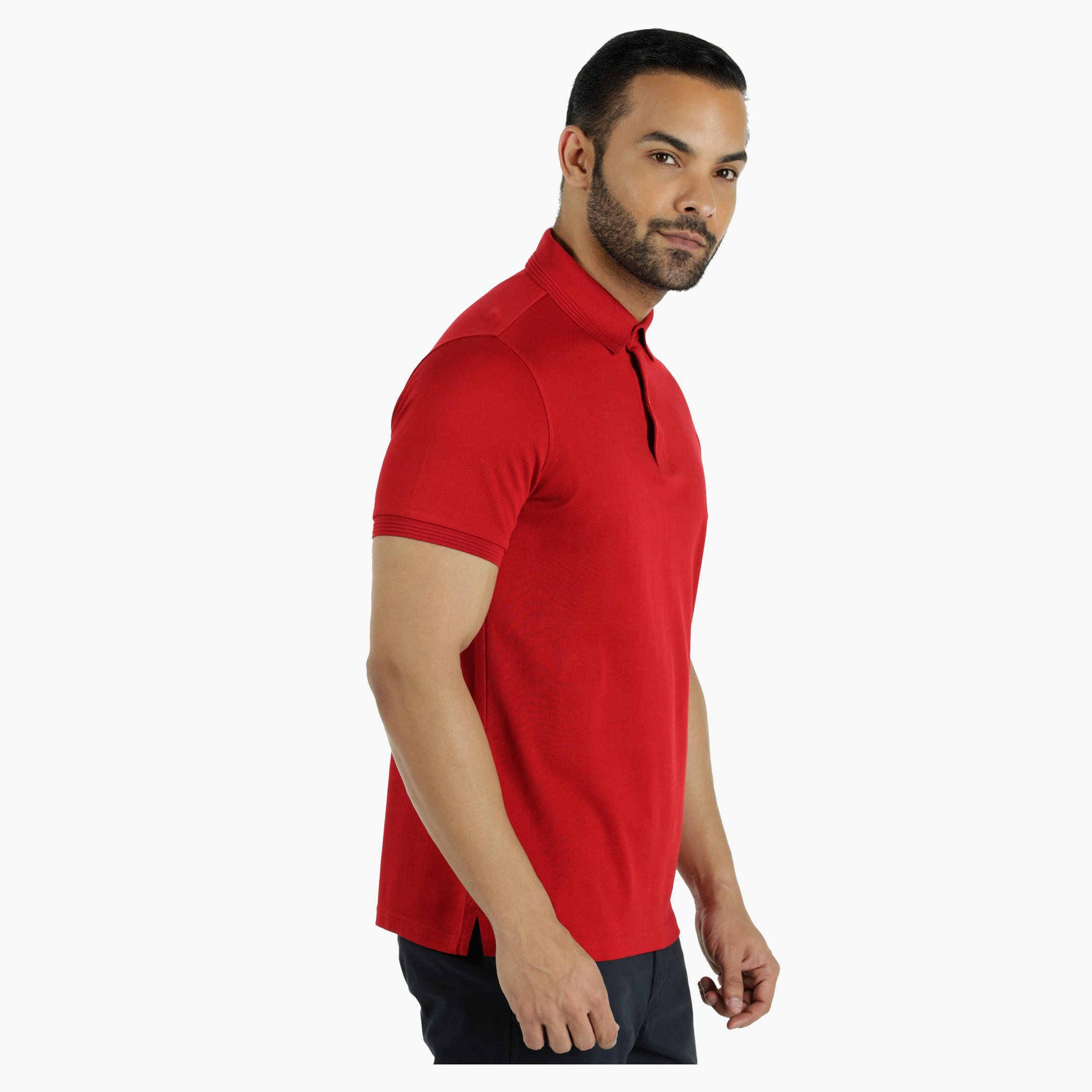 Cotton Polo T-Shirt with Pique Collar in Regular Fit-men-clothing-tshirtsandpolos-polos-image-13