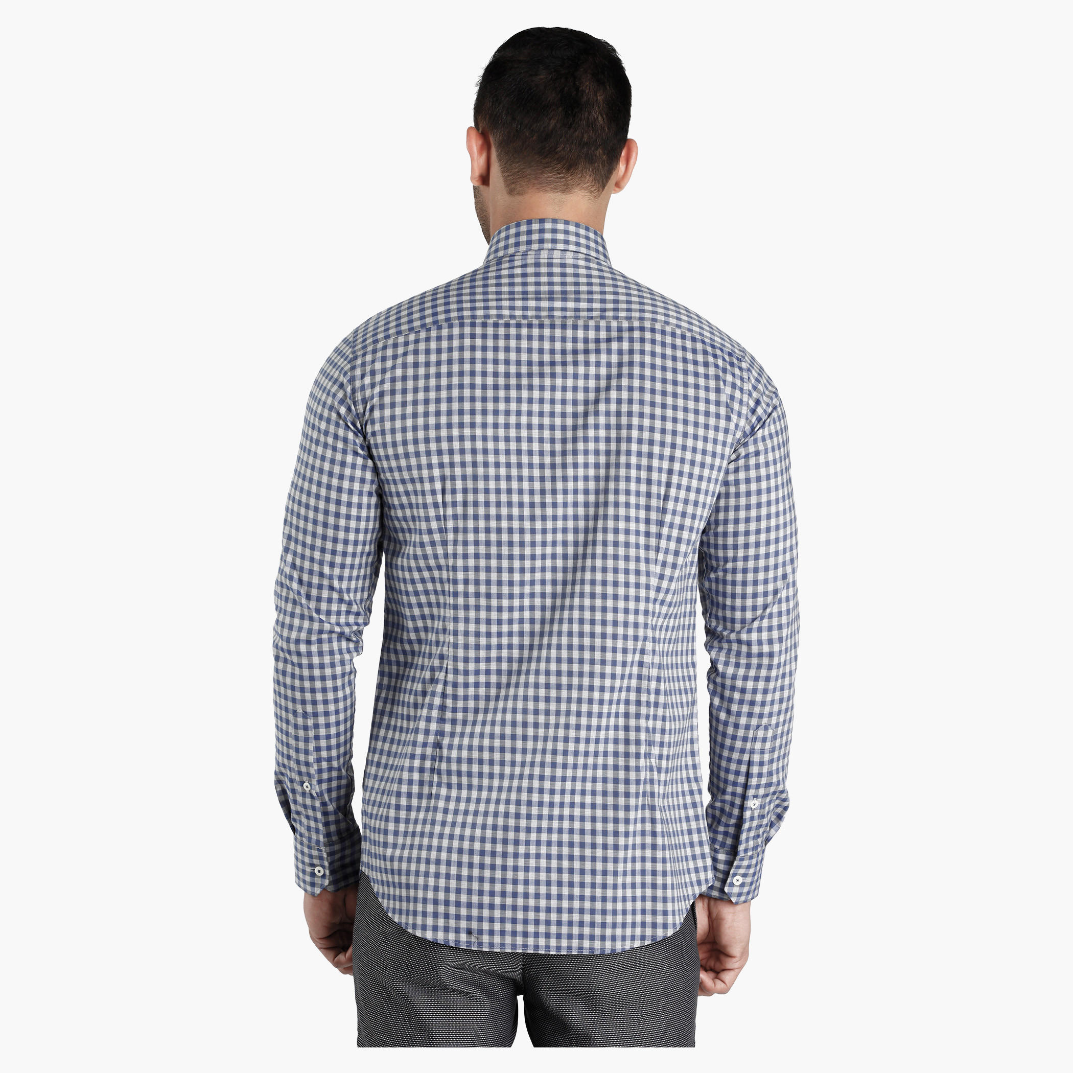 Chequered Shirt with Long Sleeves-men-clothing-shirts-image-2