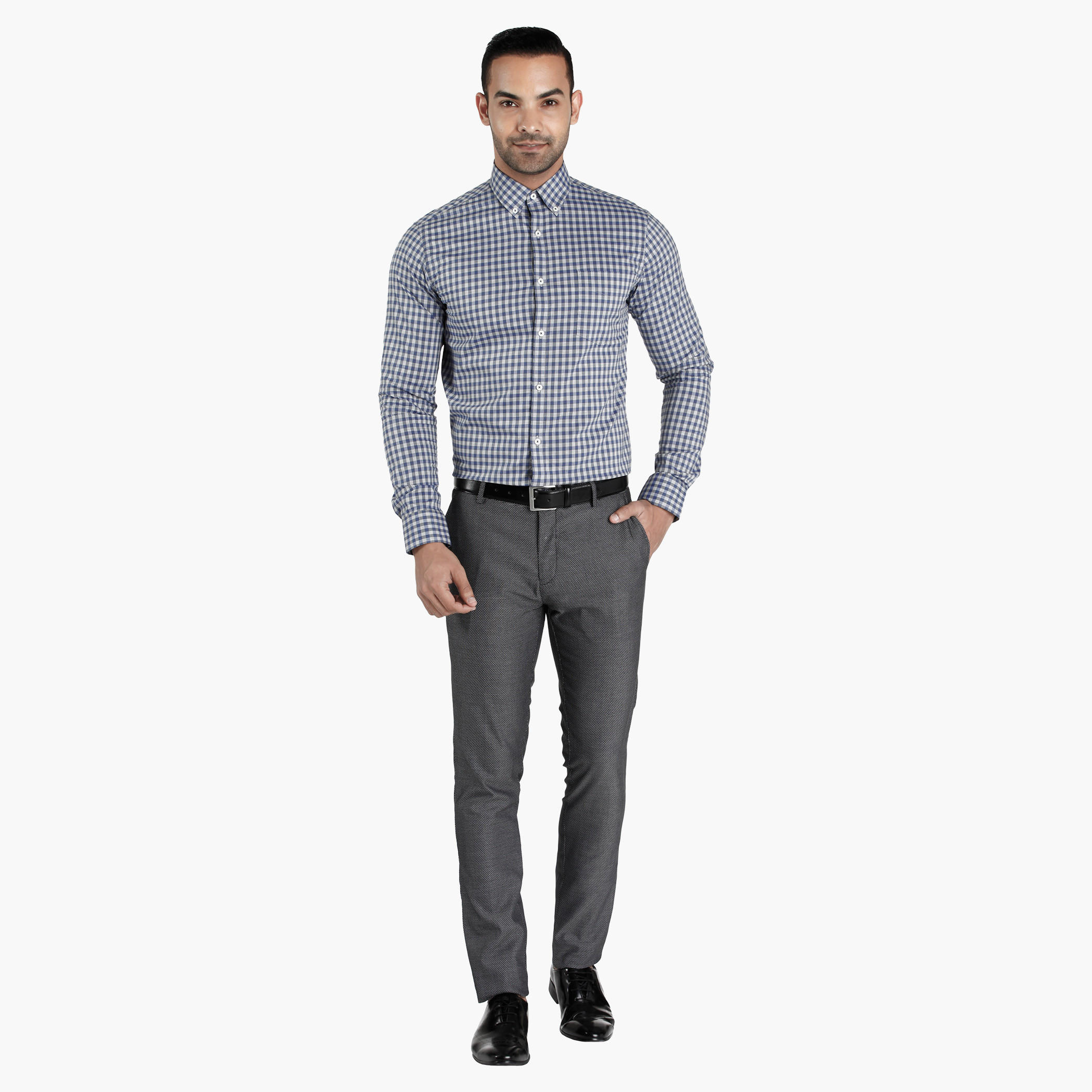 Chequered Shirt with Long Sleeves-men-clothing-shirts-image-5