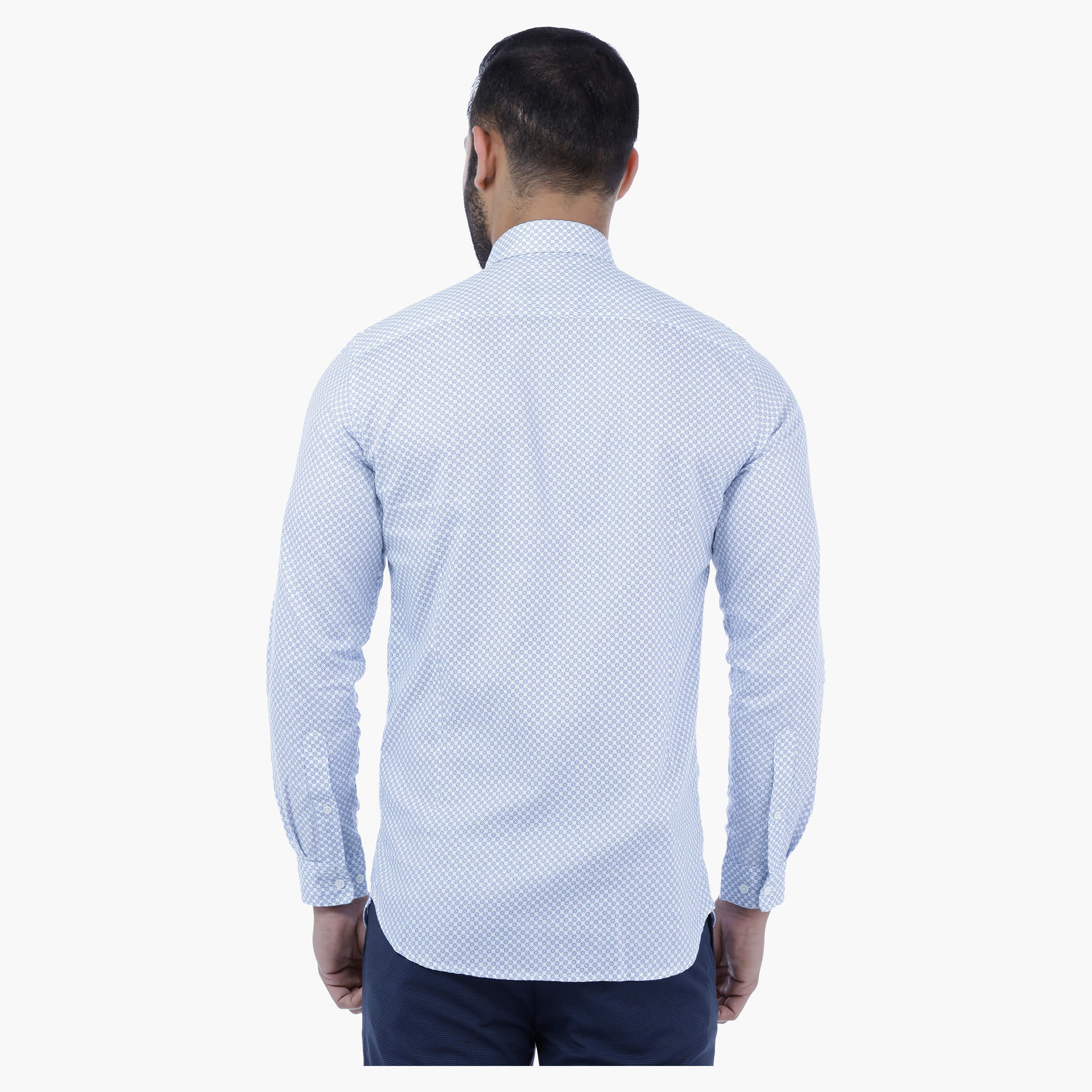 Prnted Shirt with Long Sleeves-men-clothing-shirts-image-2