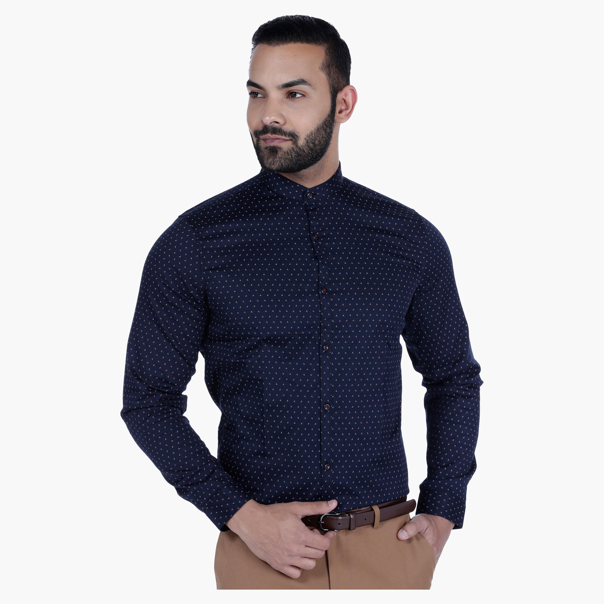 Printed Shirt with Long Sleeves-men-clothing-shirts-image-1