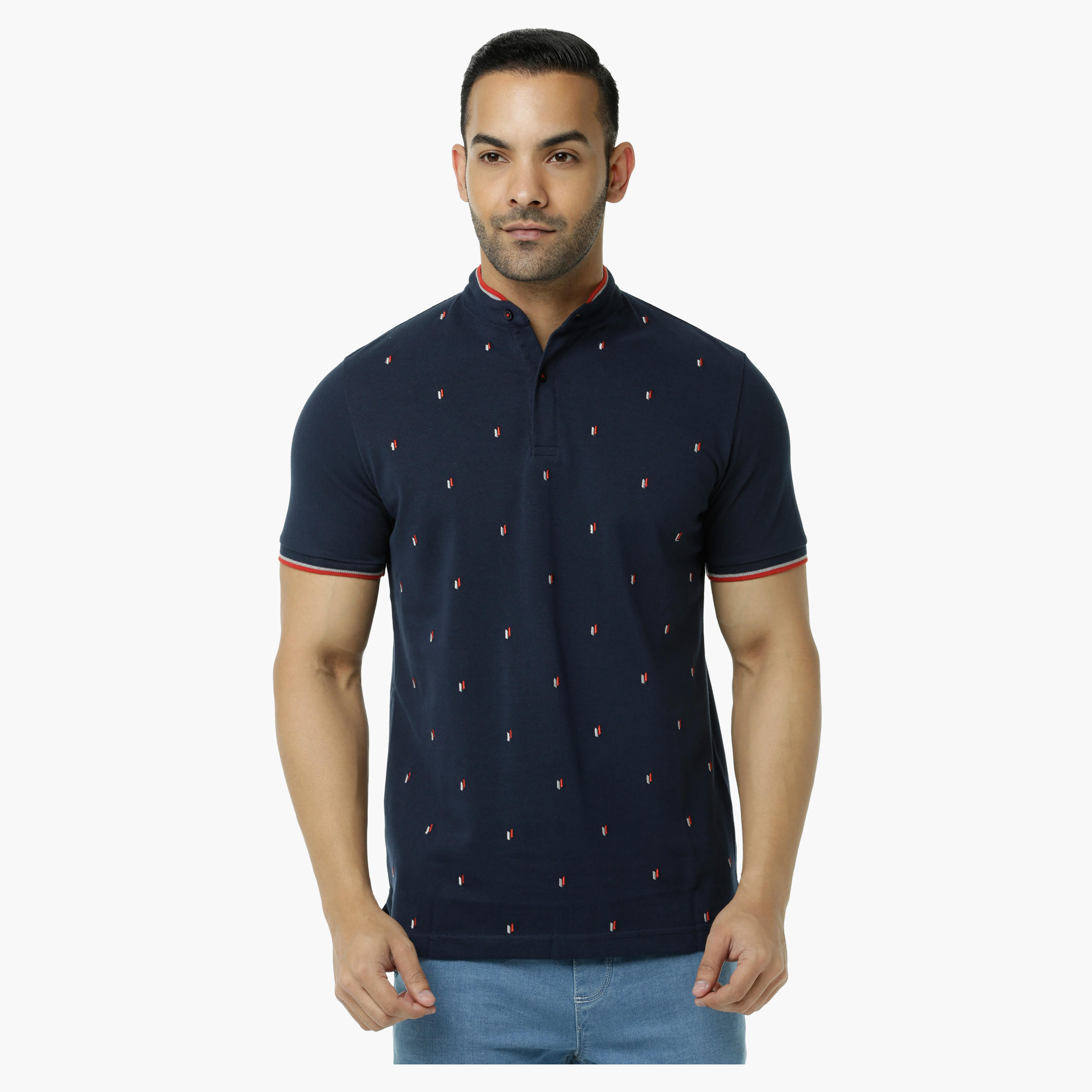 Embroidered Polo Pique T-Shirt in Slim Fit-men-clothing-tshirtsandpolos-polos-image-1