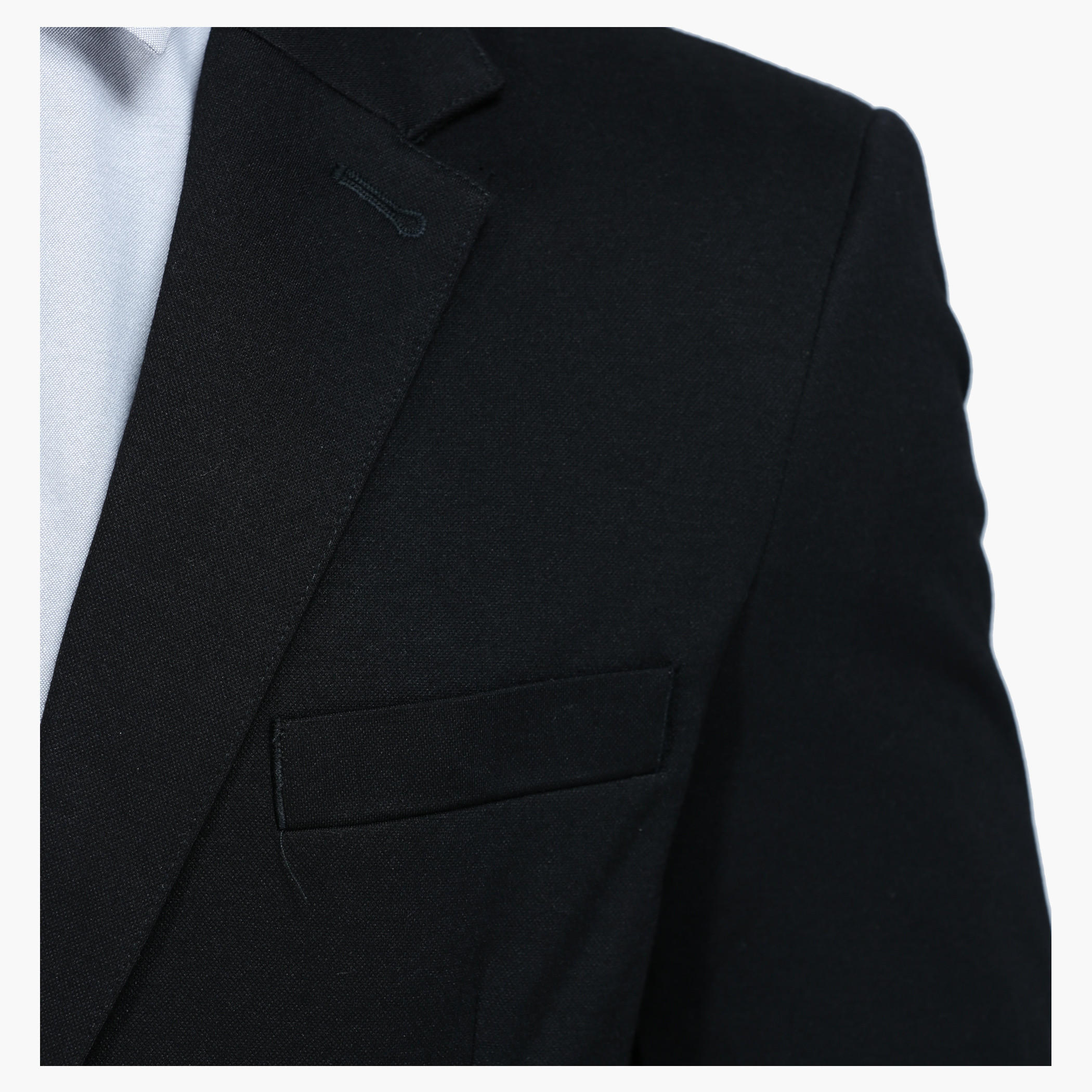 Knit Blazer with Notched Collar and Long Sleeves in Regular Fit-men-winterwear-jacketsandblazers-image-4