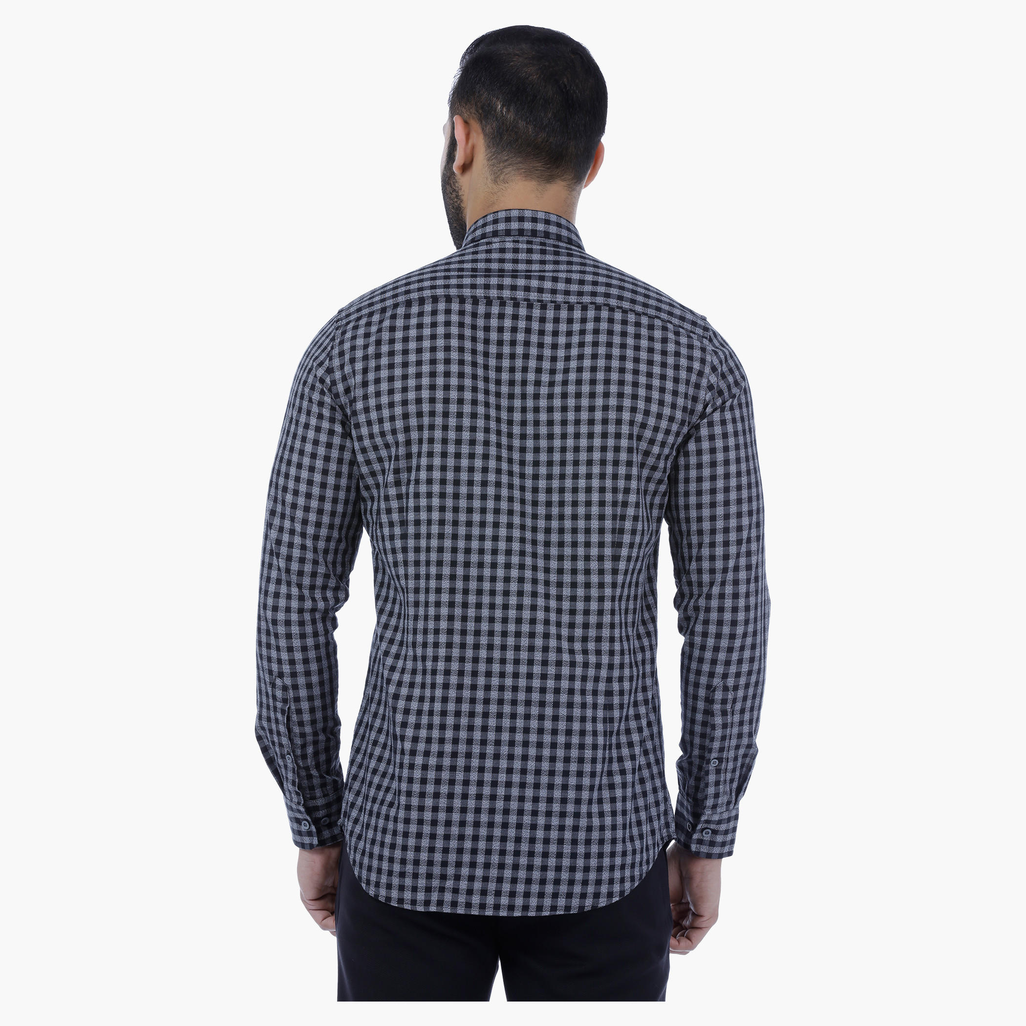 Chequered Shirt with Long Sleeves-men-clothing-shirts-image-4