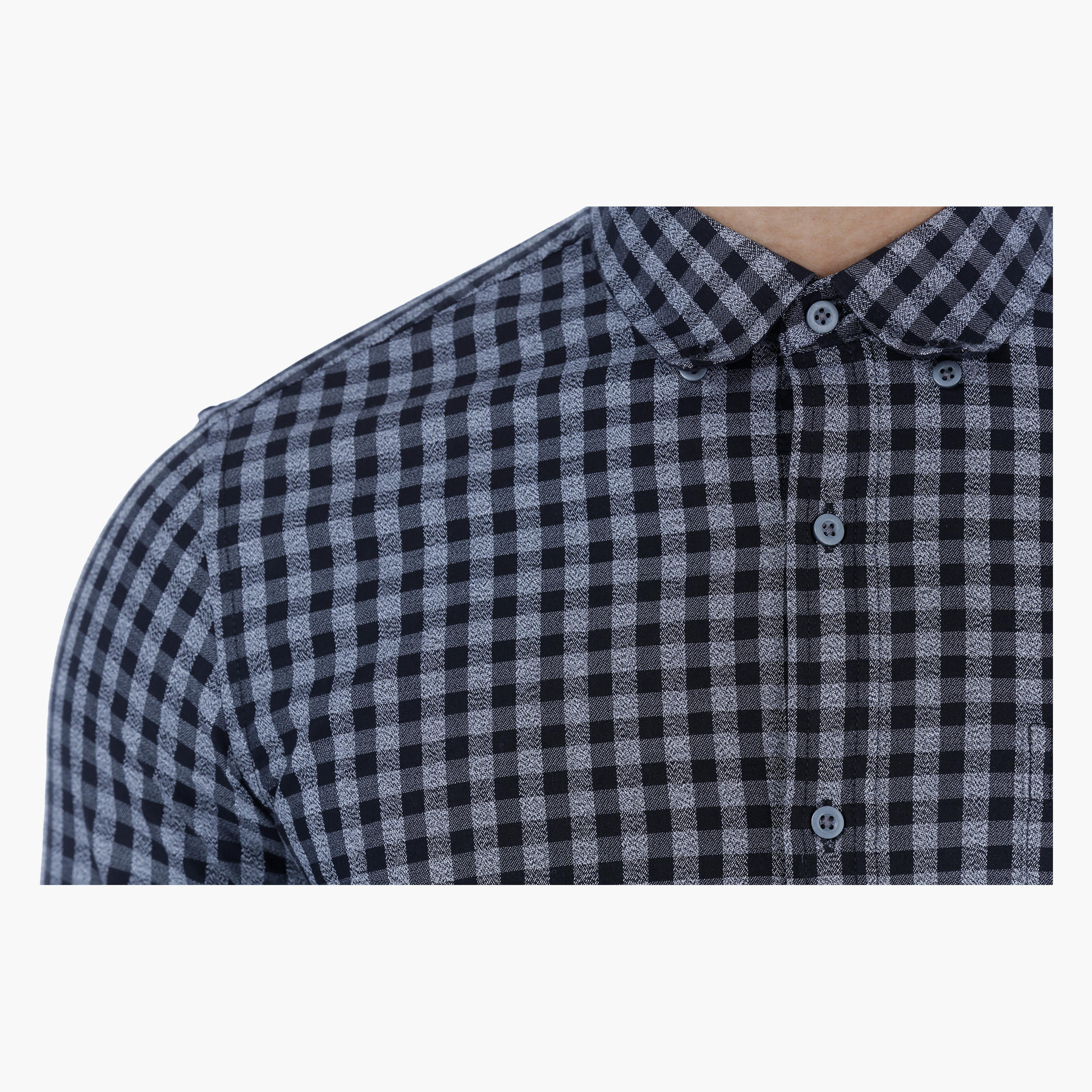 Chequered Shirt with Long Sleeves-men-clothing-shirts-image-2