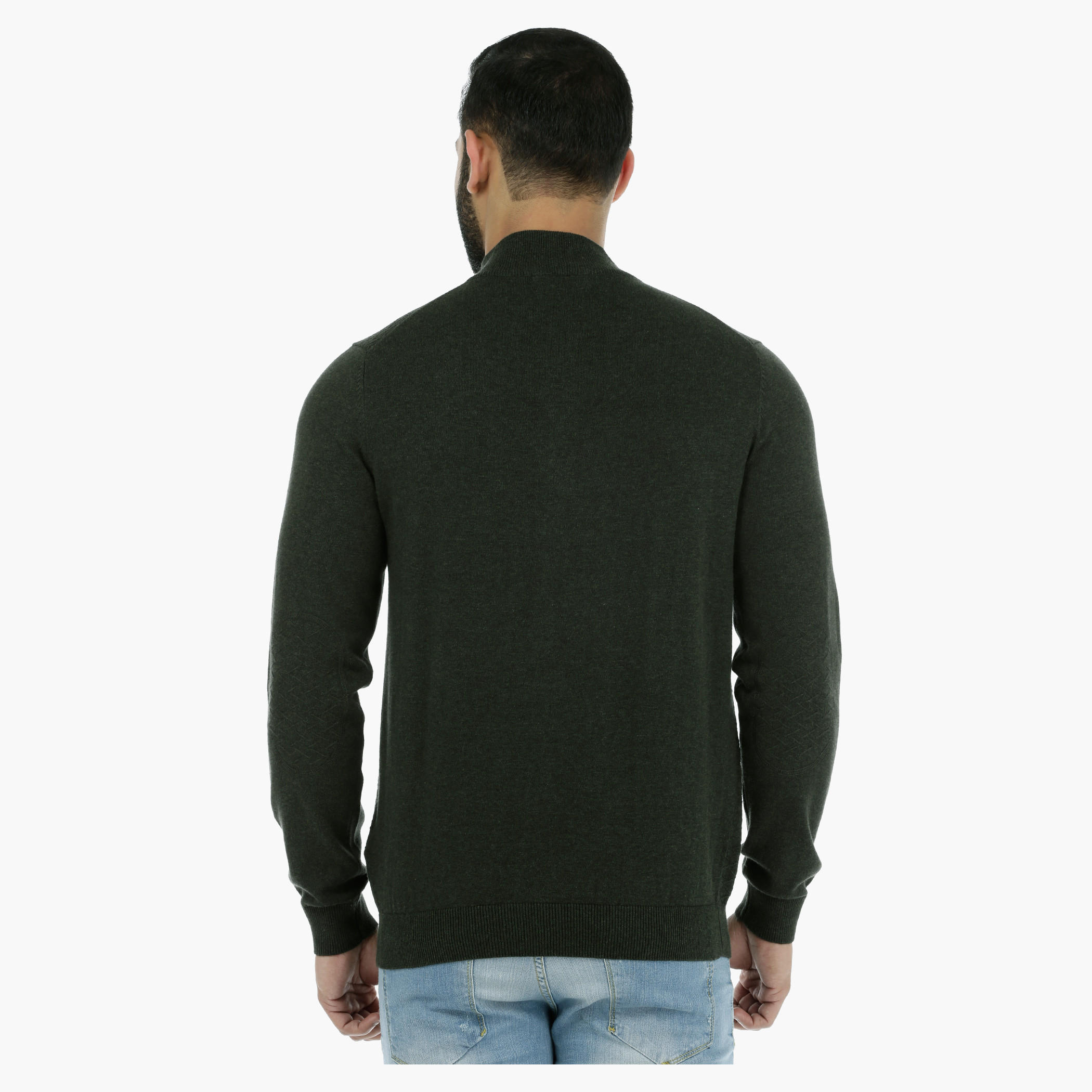 Textured Sweater with Long Sleeves-men-clothing-sweatersandpullovers-image-7