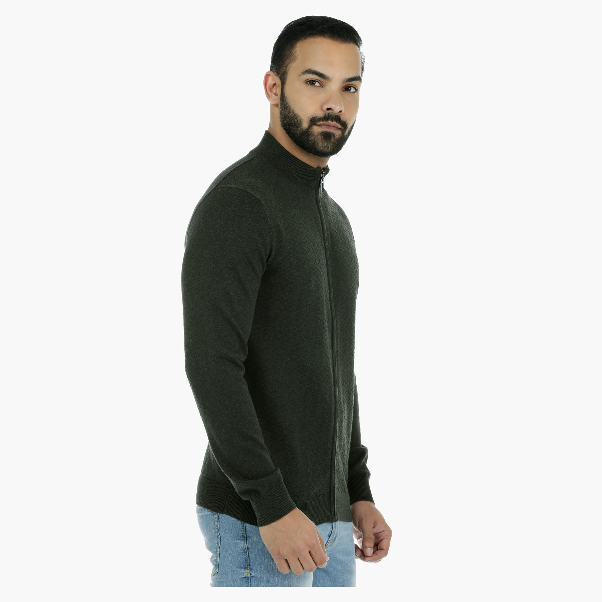 Textured Sweater with Long Sleeves-men-clothing-sweatersandpullovers-image-8