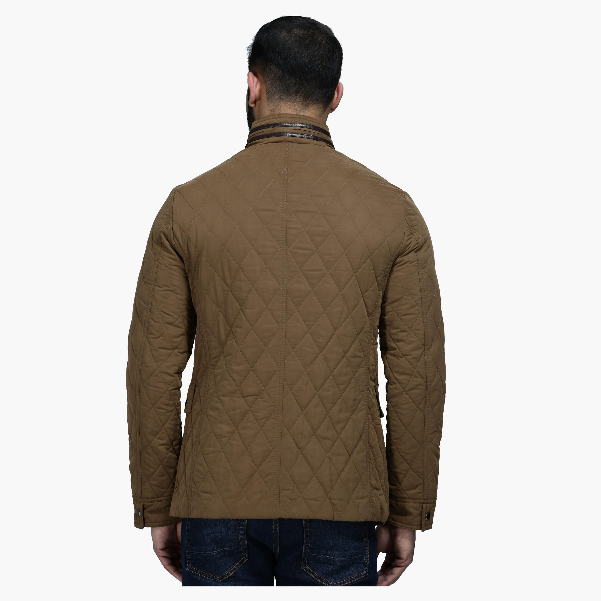 Quilted Polyester Jacket with Long Sleeves in Regular Fit-men-clothing-jacketsandblazers-jackets-image-2