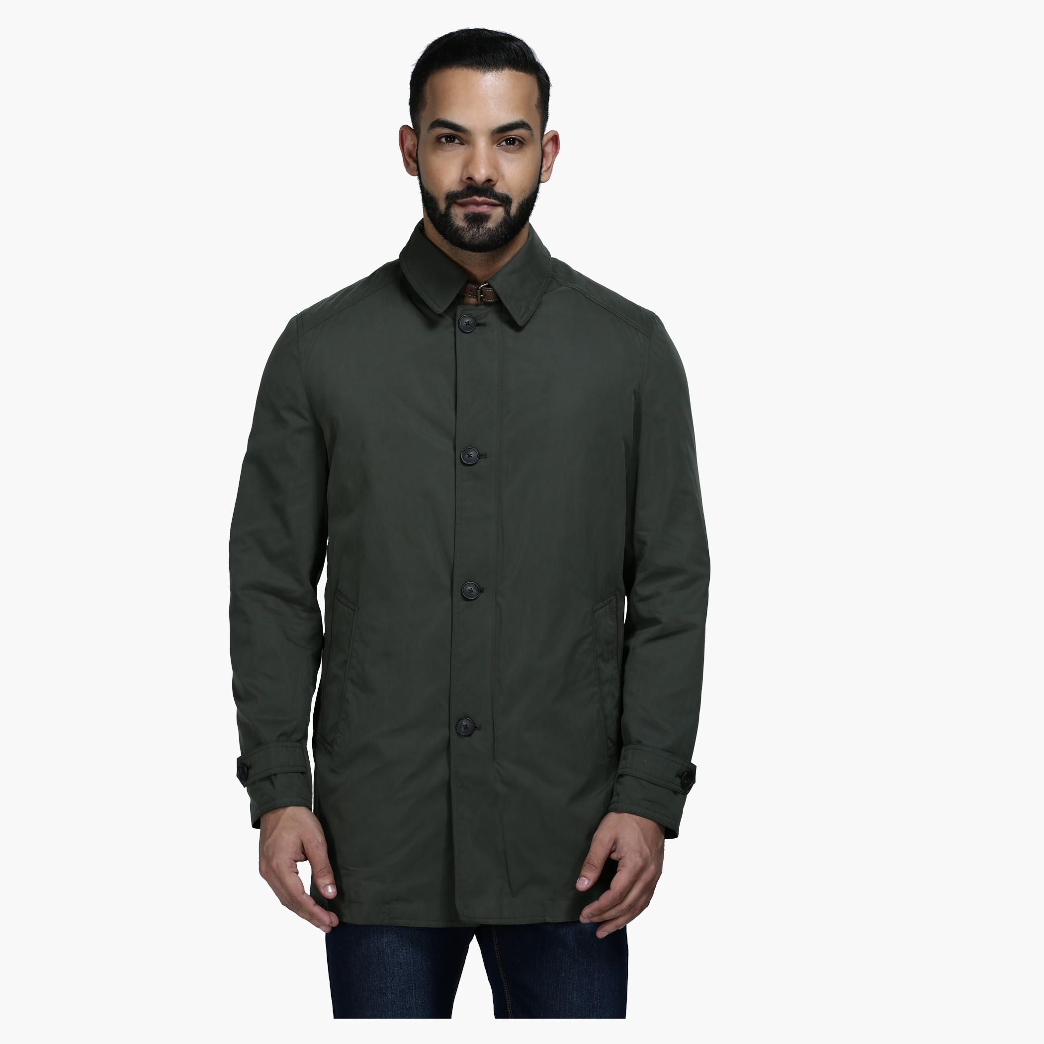 Quilted Polyester Jacket with Long Sleeves in Regular Fit-men-clothing-jacketsandblazers-jackets-image-1