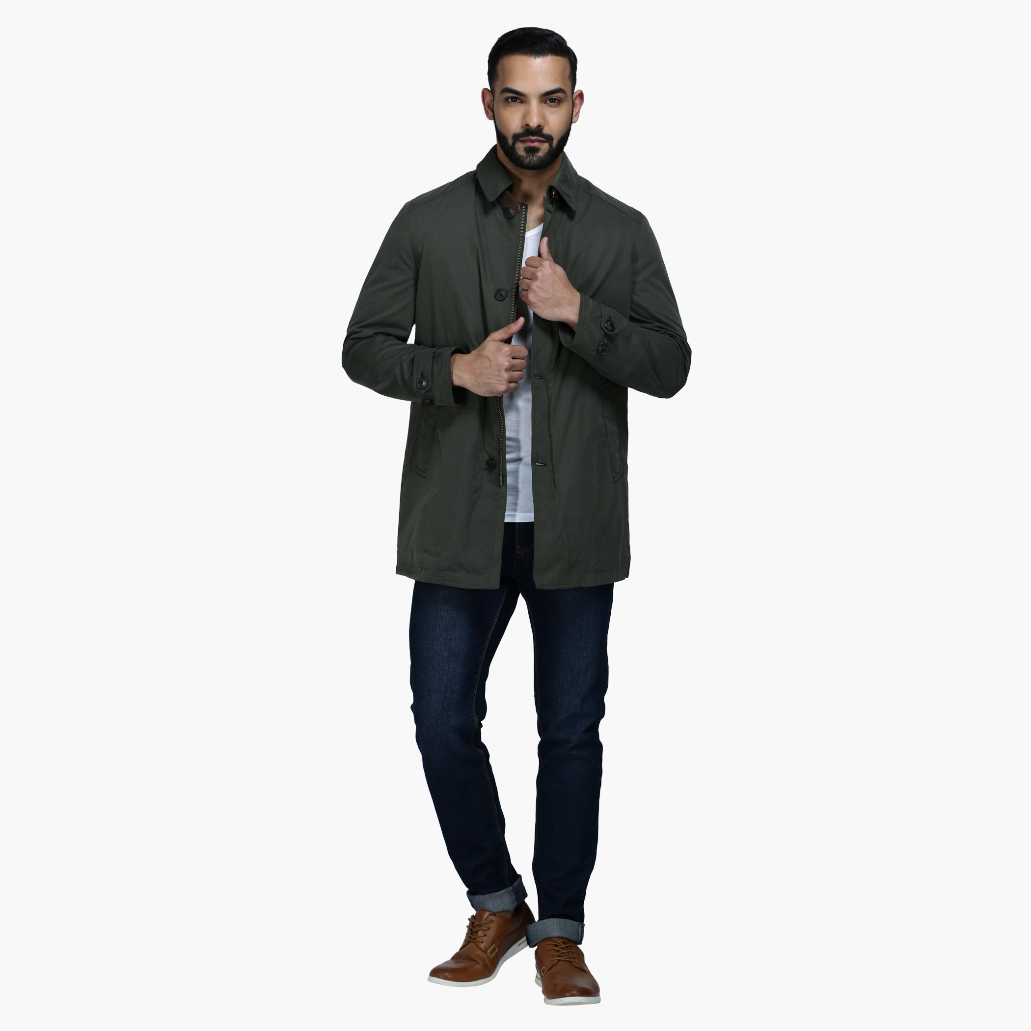 Quilted Polyester Jacket with Long Sleeves in Regular Fit-men-clothing-jacketsandblazers-jackets-image-5