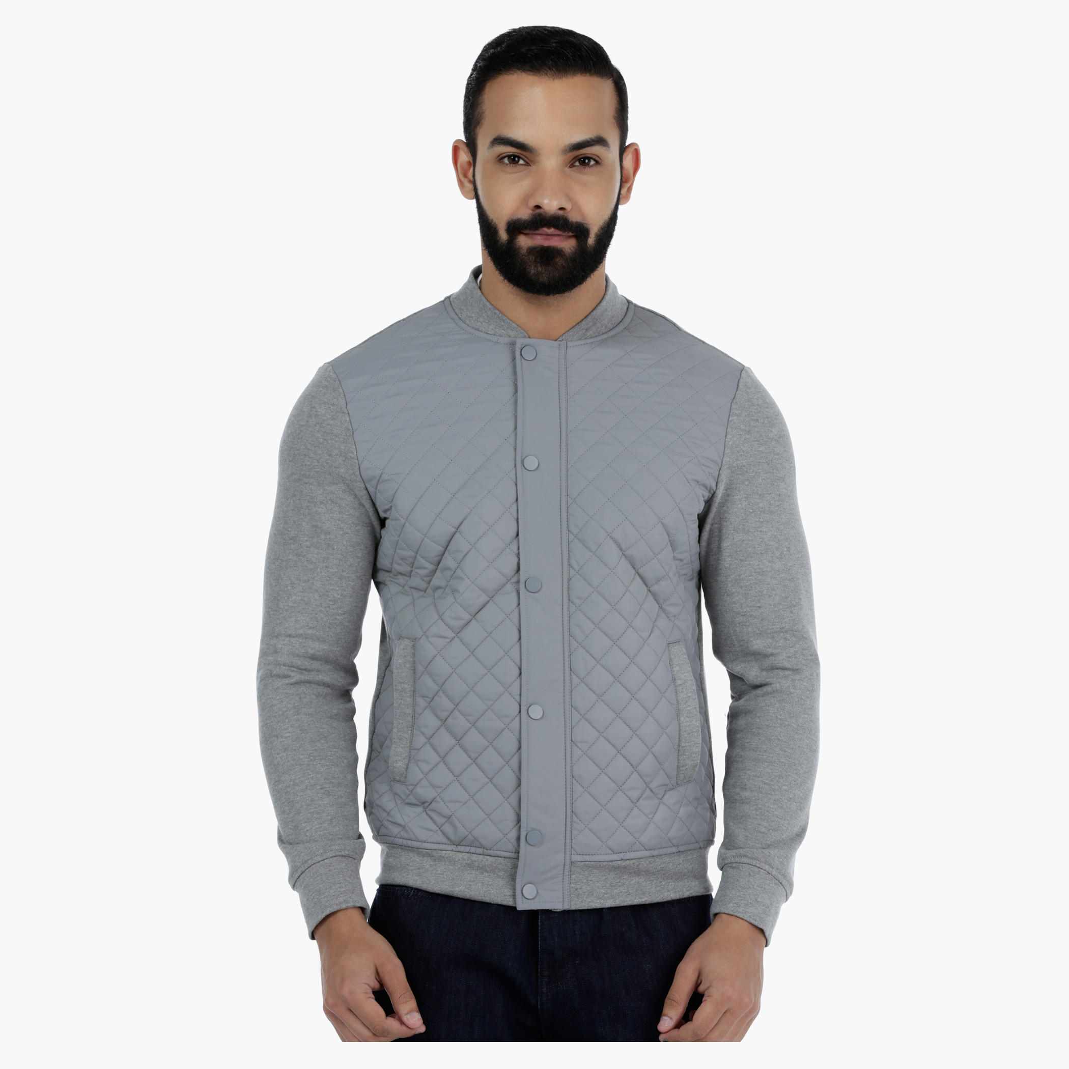 Quilted Long Sleeves Jacket in Slim Fit-men-clothing-jacketsandblazers-jackets-image-6