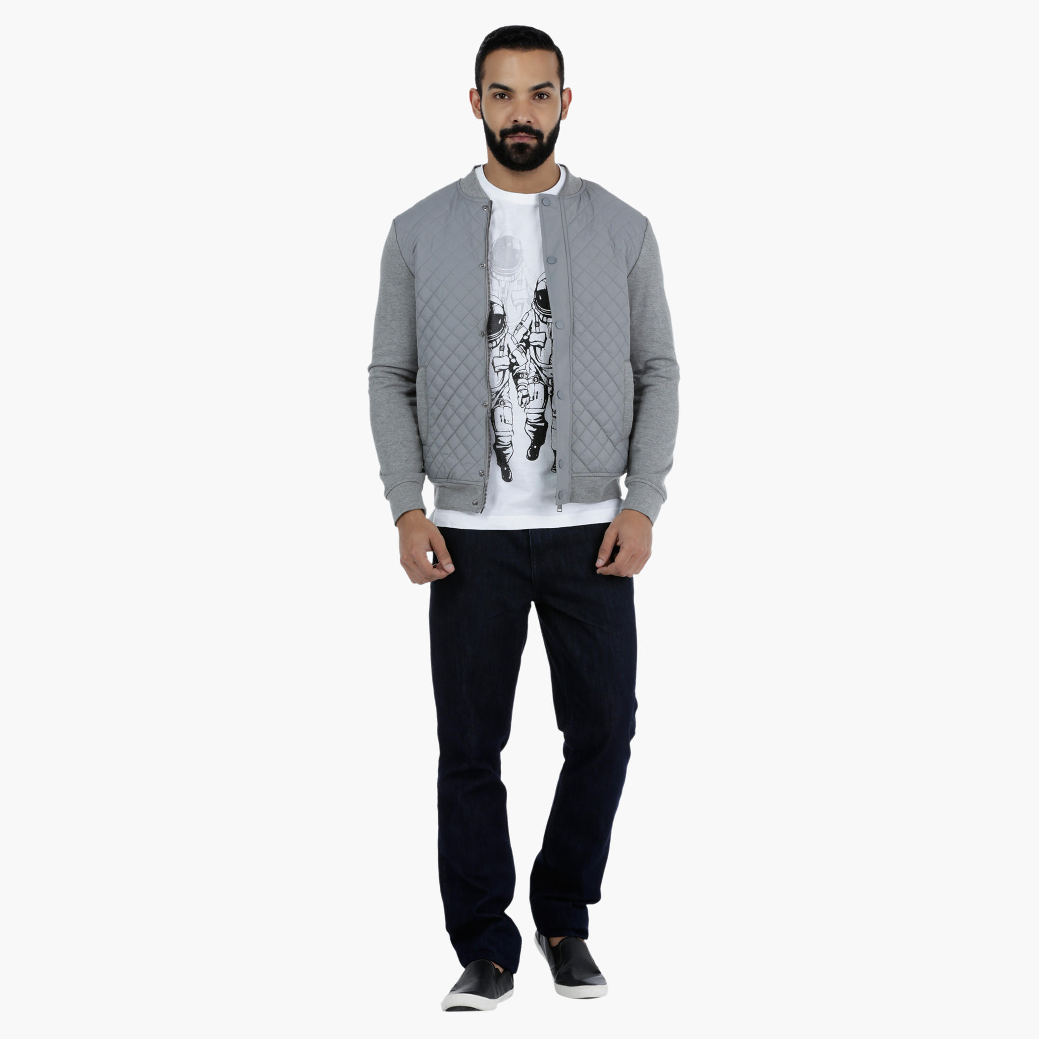 Quilted Long Sleeves Jacket in Slim Fit-men-clothing-jacketsandblazers-jackets-image-10