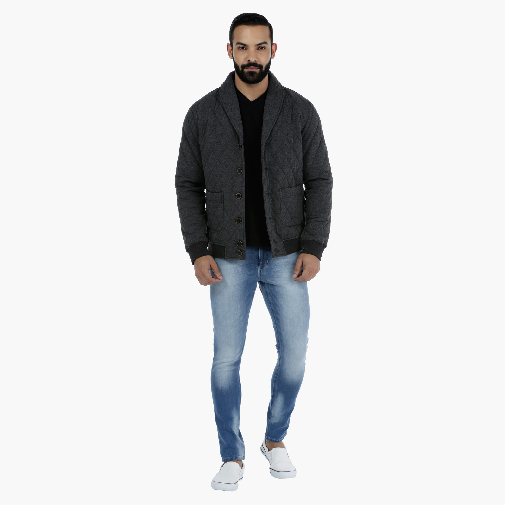 Quilted Long Sleeves Jacket in Slim Fit-men-clothing-jacketsandblazers-jackets-image-5