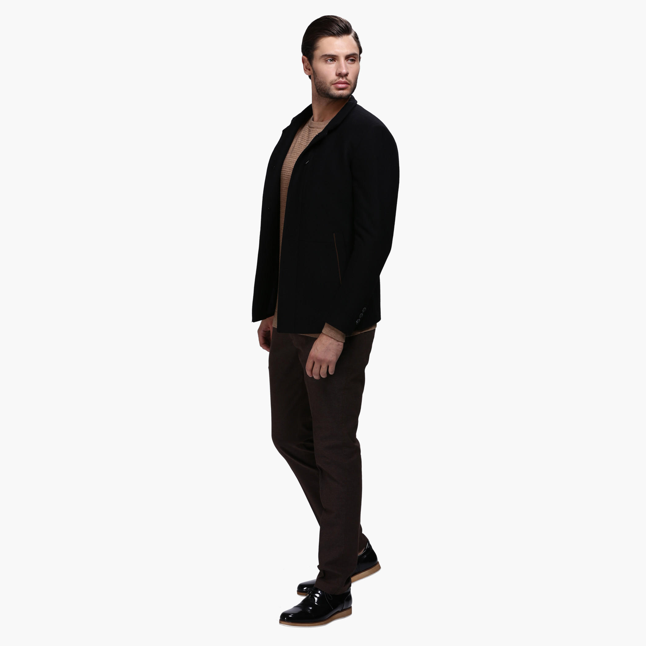 Melange Round Neck Sweater with Long Sleeves in Regular Fit-men-clothing-sweatersandpullovers-image-10