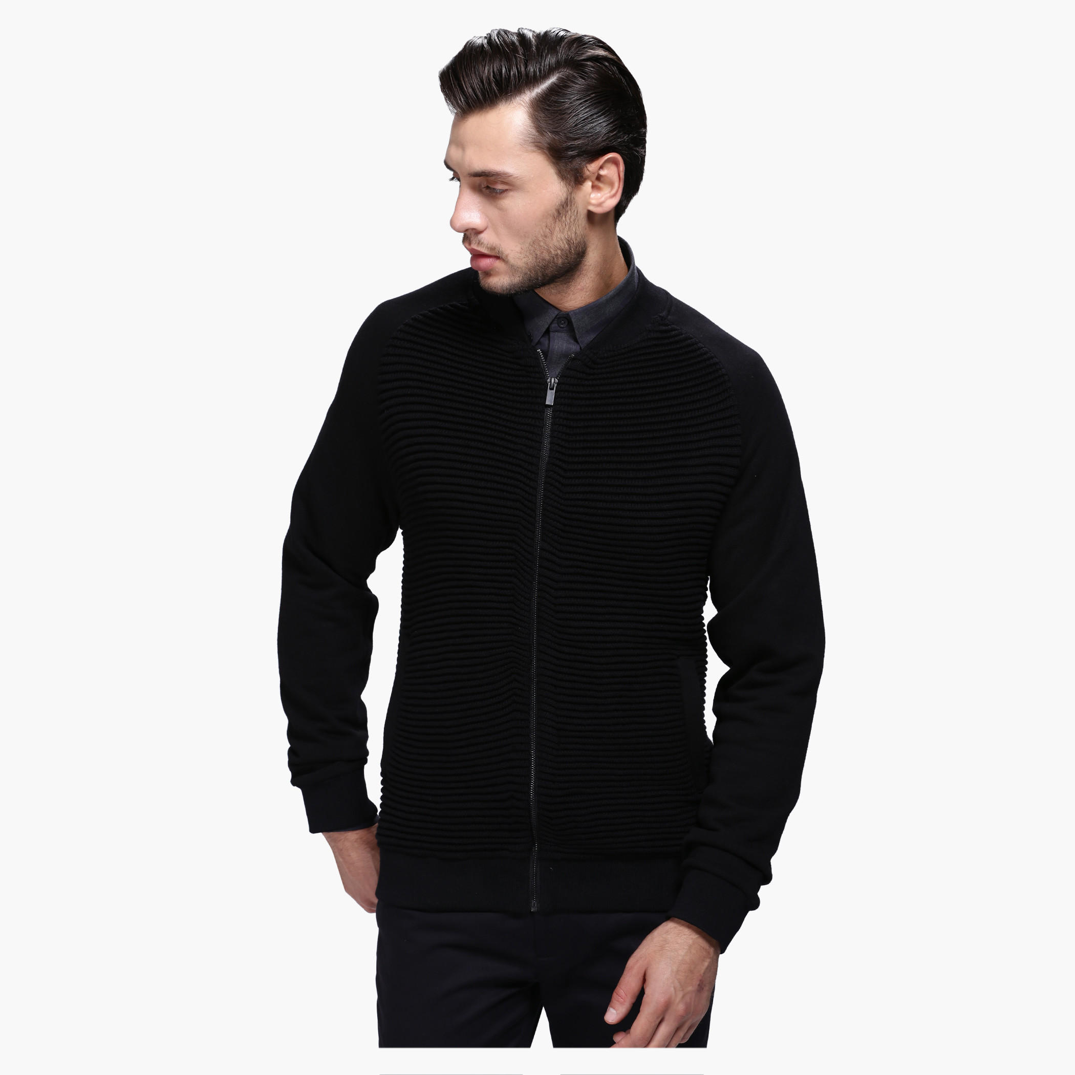 Raglan Sweat Jacket with Long Sleeves-men-clothing-jacketsandblazers-jackets-image-1