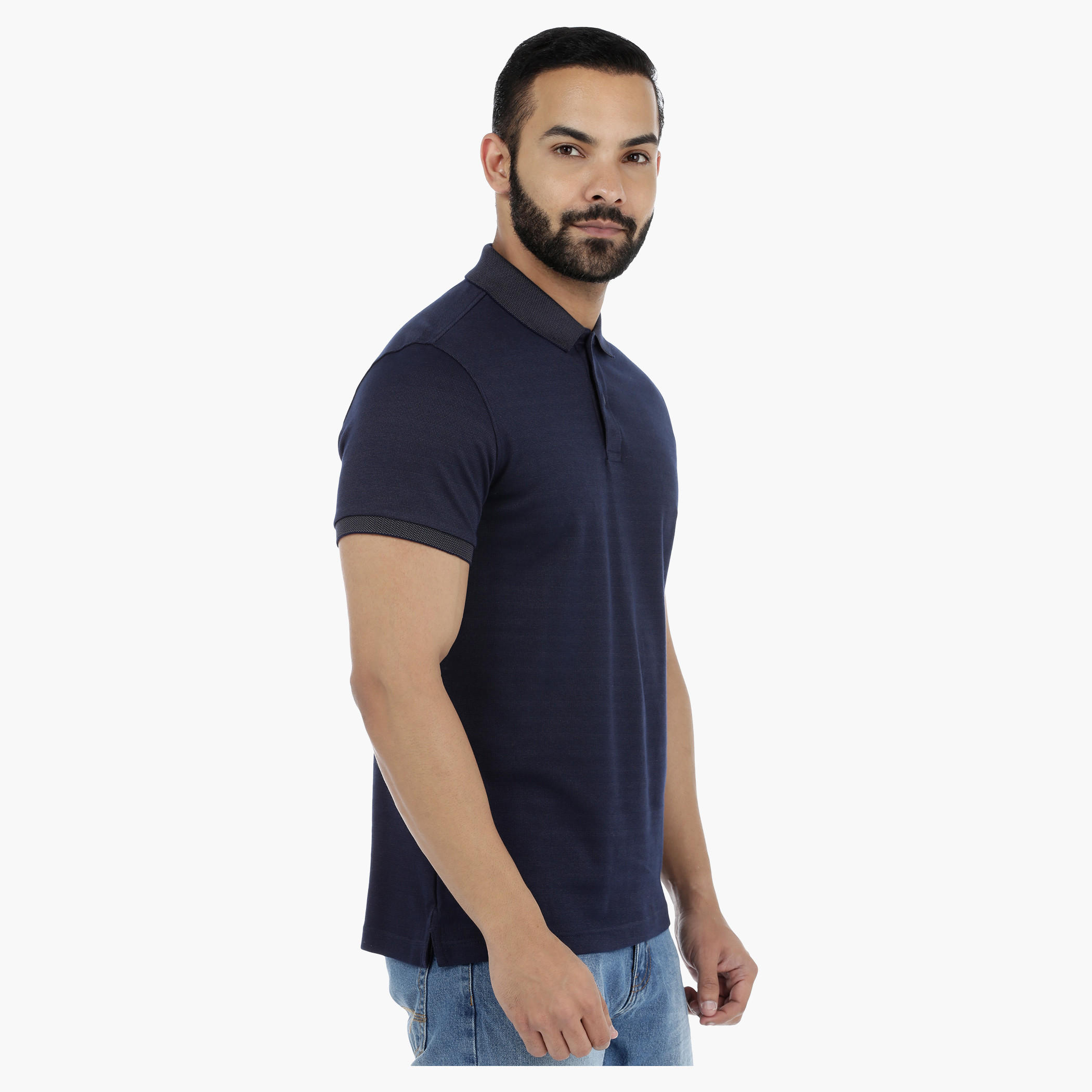 Polo Neck T-Shirt in Slim Fit-men-clothing-tshirtsandpolos-polos-image-3
