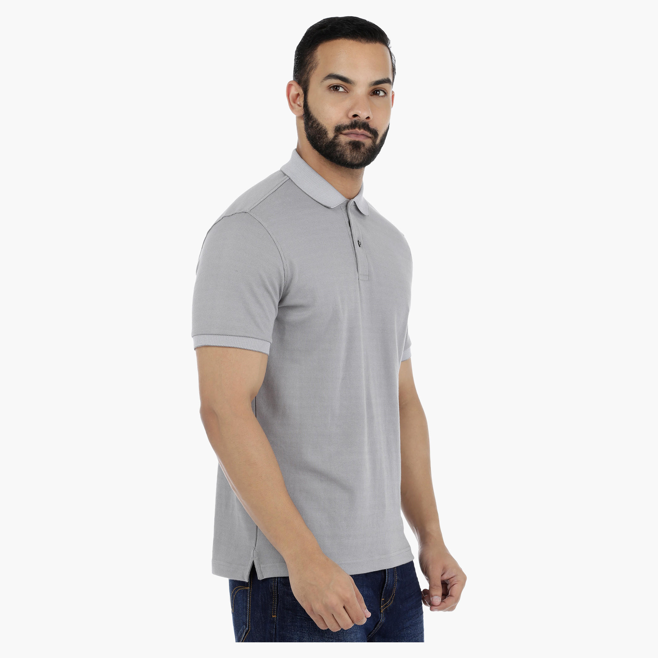 Polo Neck T-Shirt in Slim Fit-men-clothing-tshirtsandpolos-polos-image-8