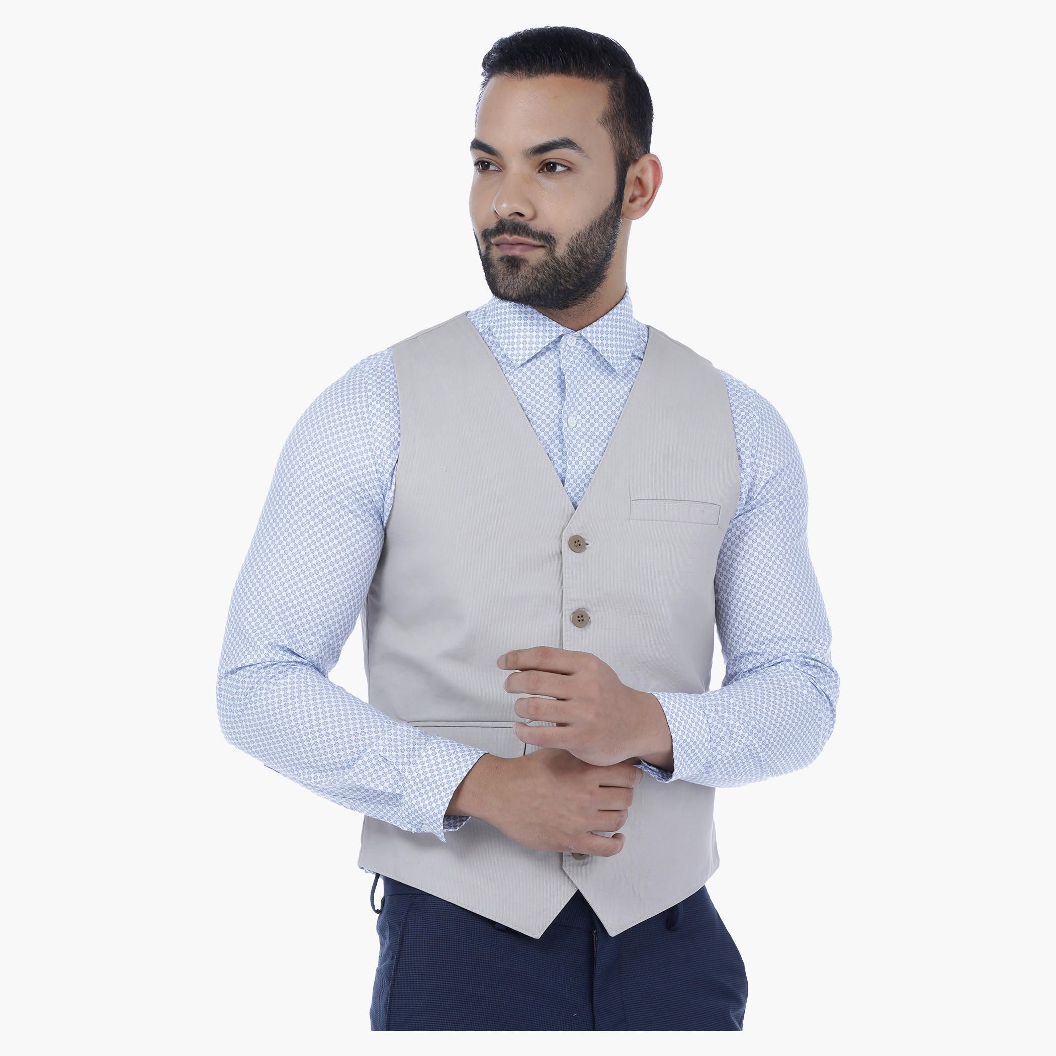 Ribbed 5-Button Waistcoat-men-clothing-jacketsandblazers-coats-image-5