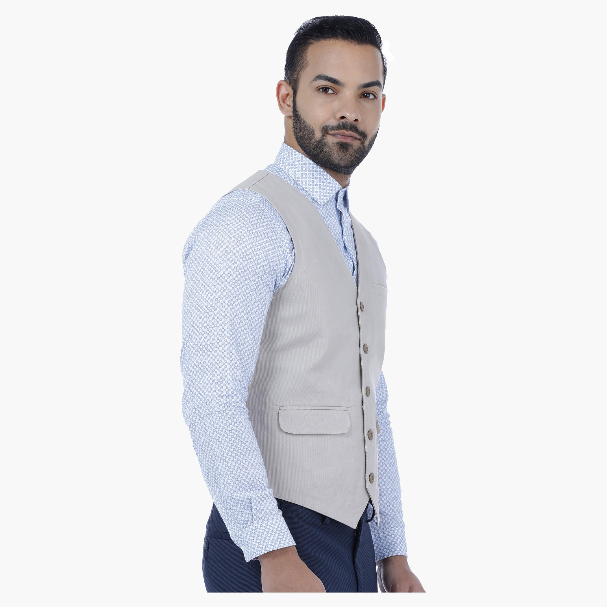 Ribbed 5-Button Waistcoat-men-clothing-jacketsandblazers-coats-image-3