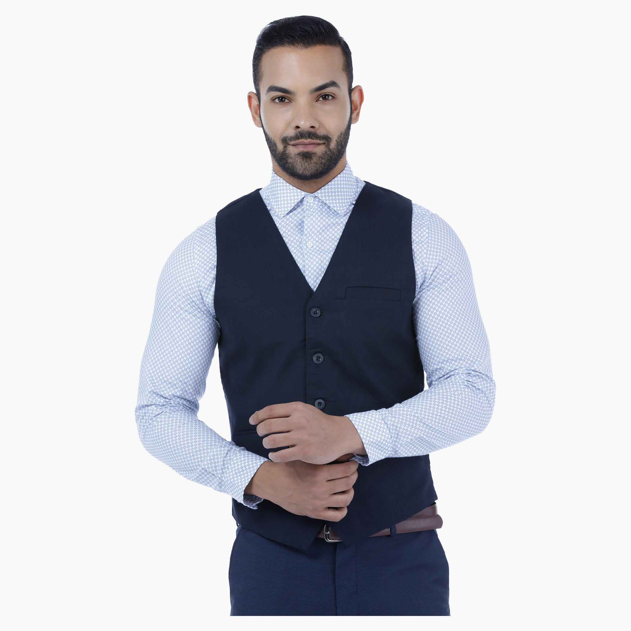 Ribbed 5-Button Waistcoat-men-clothing-jacketsandblazers-coats-image-5
