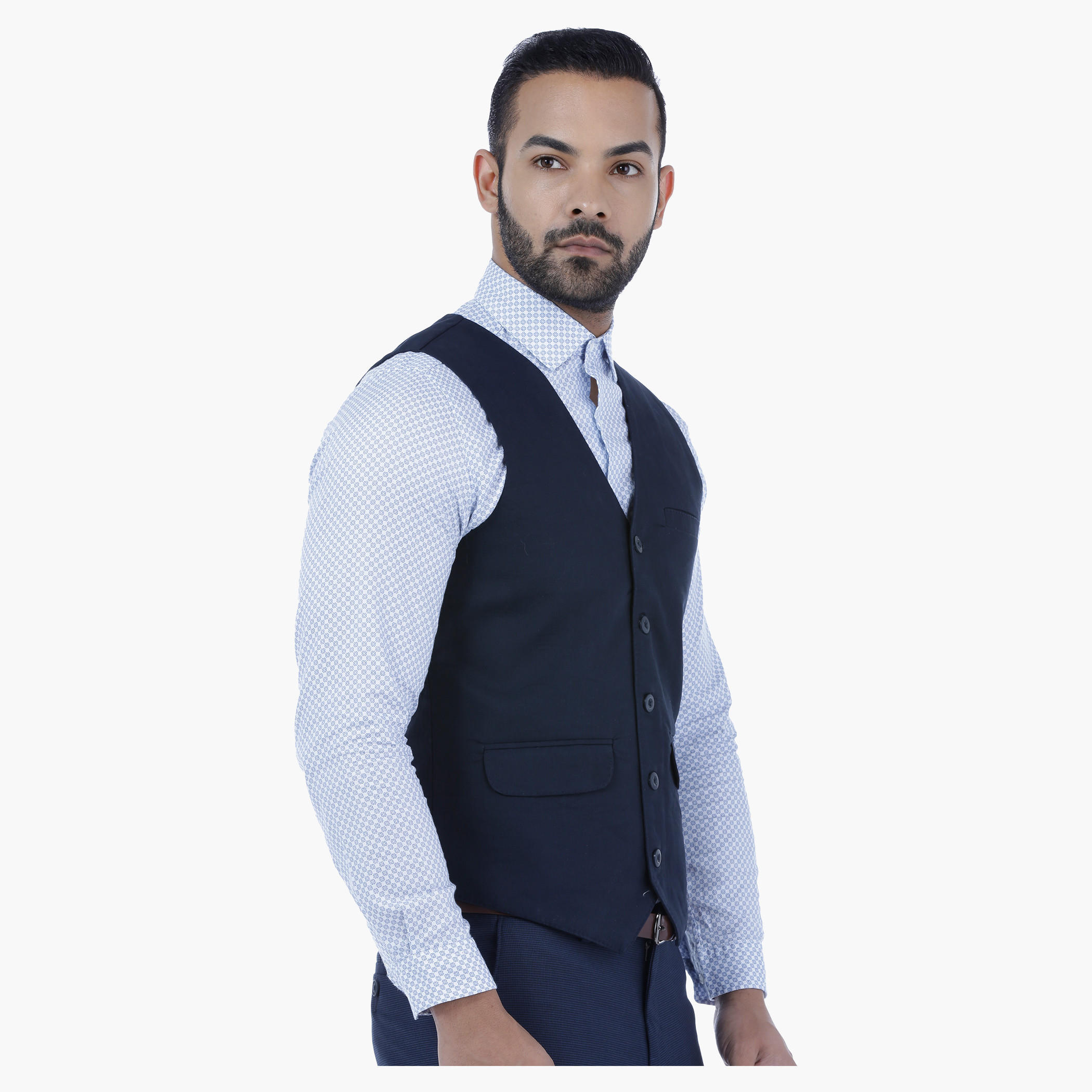 Ribbed 5-Button Waistcoat-men-clothing-jacketsandblazers-coats-image-3