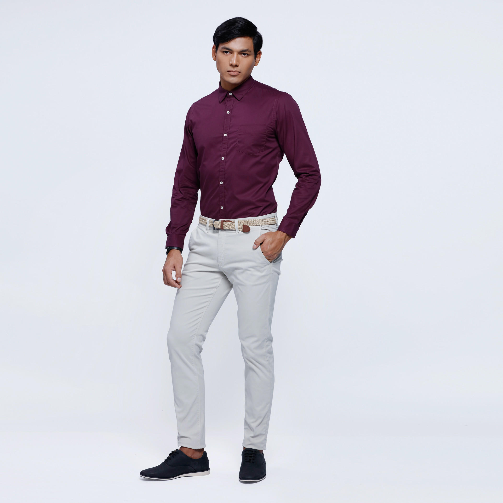 Long Sleeves Shirt with Front Patch Pocket-men-clothing-shirts-image-5