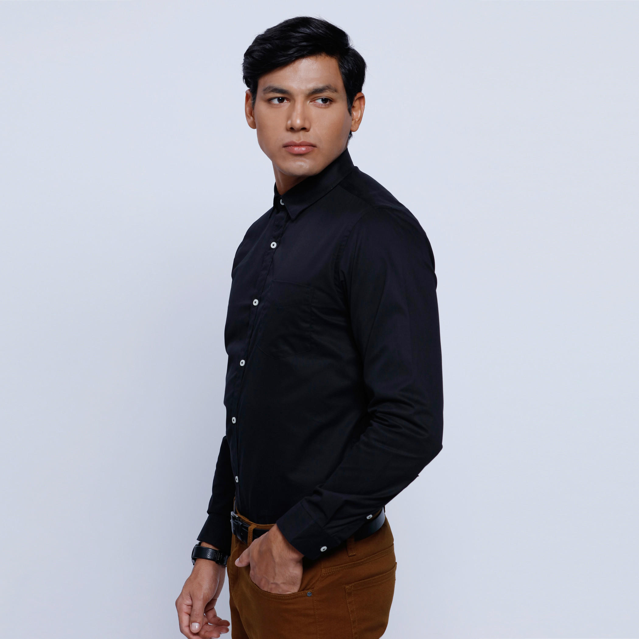 Long Sleeves Shirt with Front Patch Pocket-men-clothing-shirts-image-8