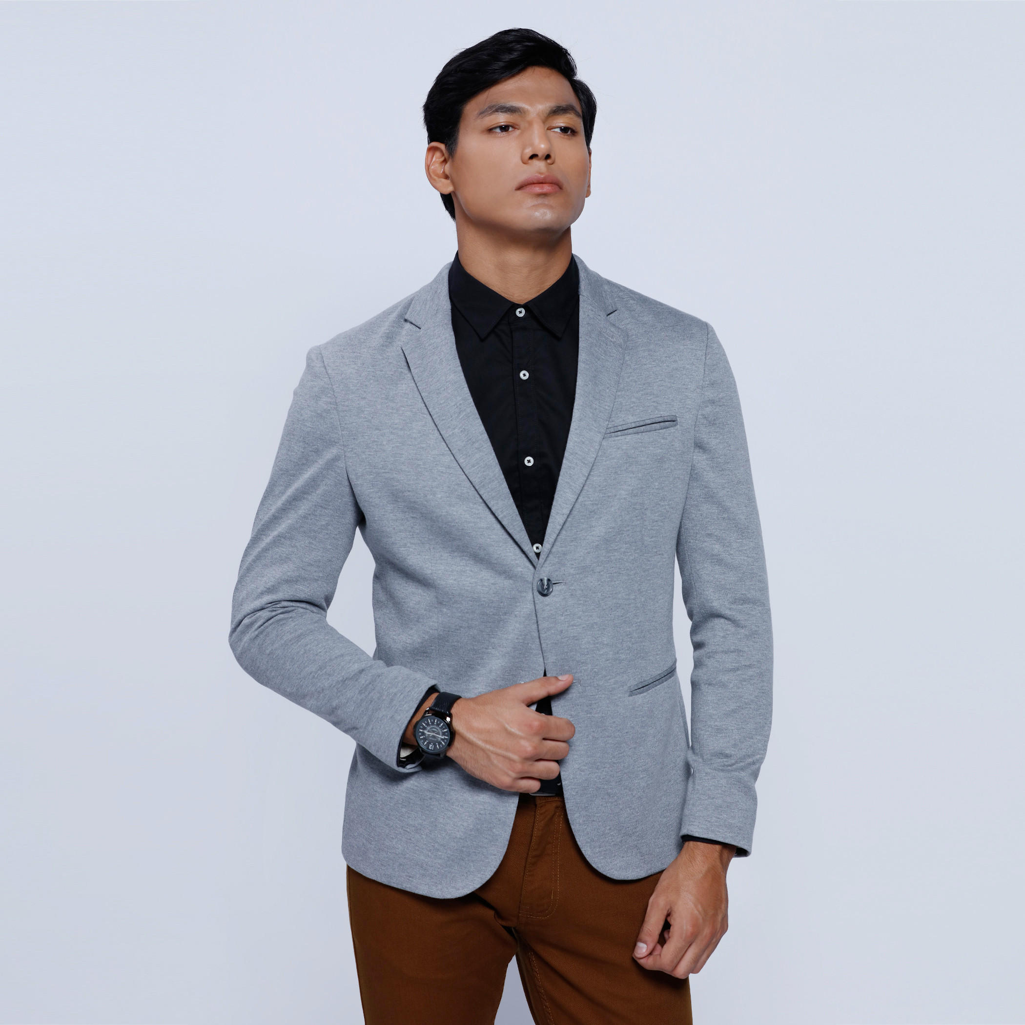 Long Sleeves Jacket with Notch Collar and Patch Pocket-men-winterwear-jacketsandblazers-image-5