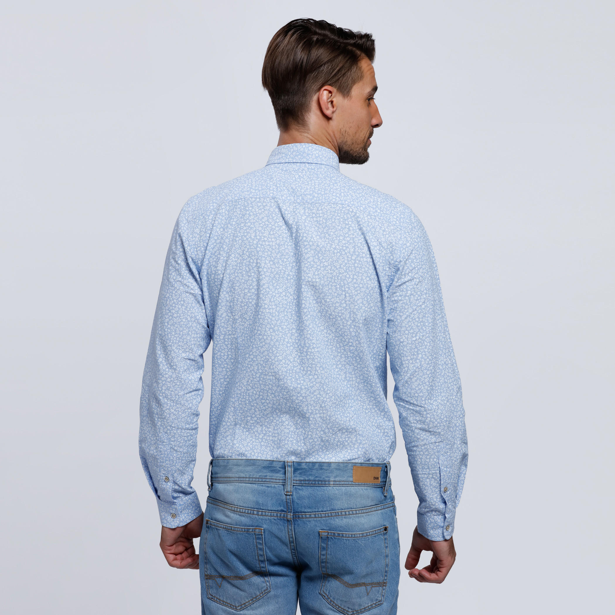 Printed Long Sleeves Shirt with Complete Placket-men-clothing-shirts-image-4