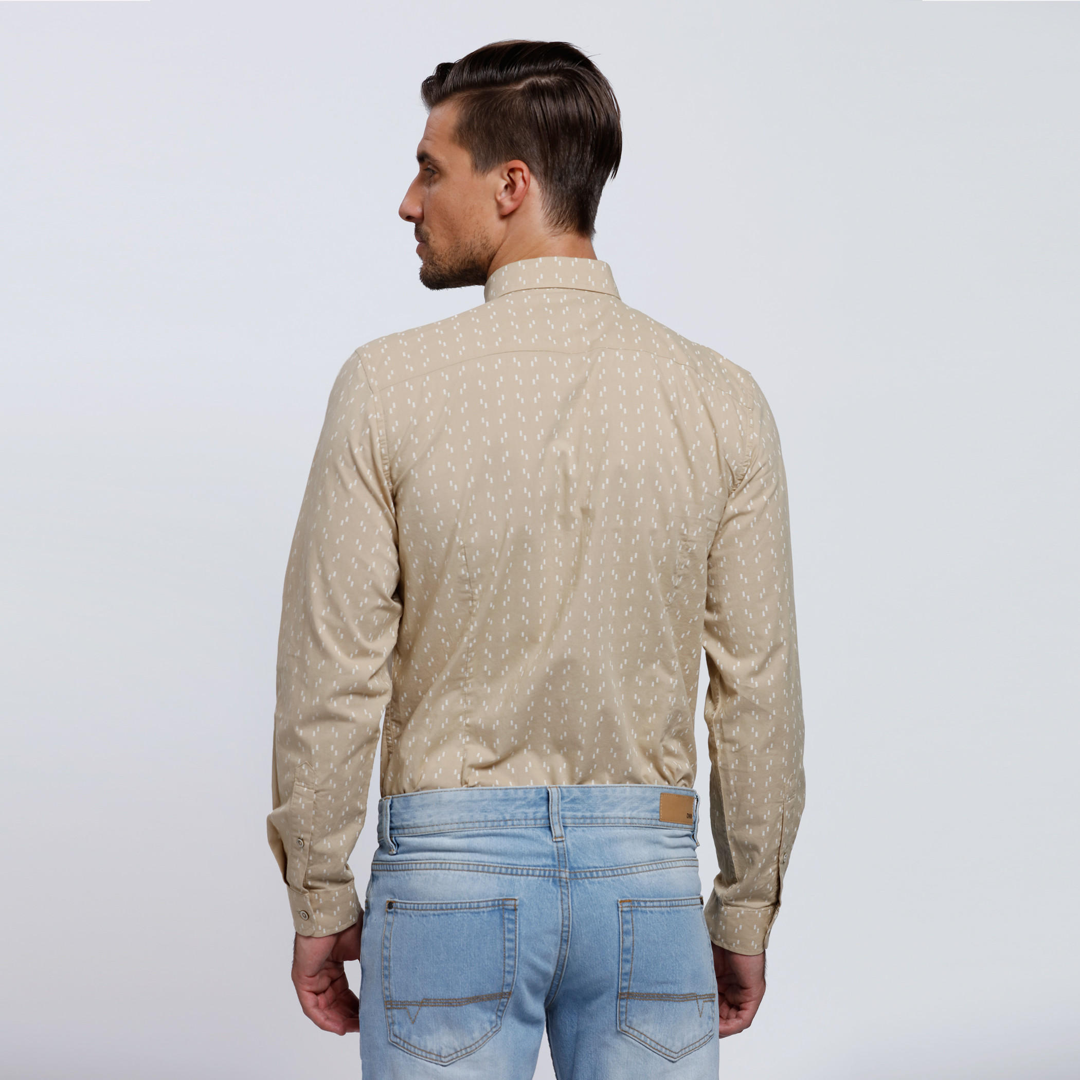 Printed Shirt with Complete Placket and Long Sleeves-men-clothing-shirts-image-2