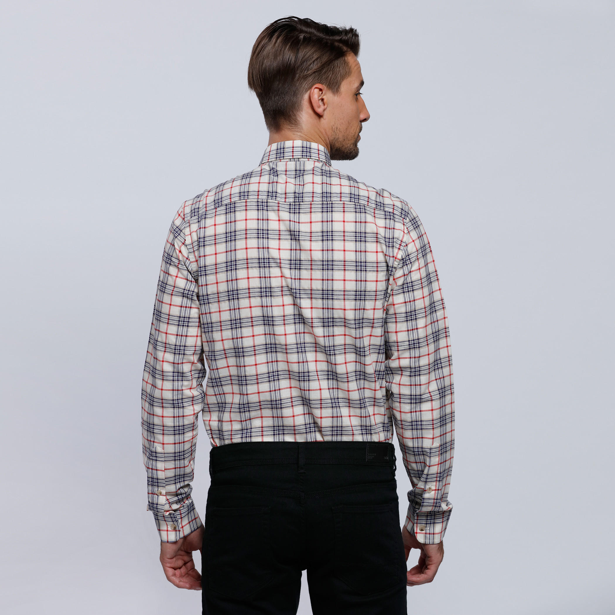 Chequered Long Sleeves Shirt-men-clothing-shirts-image-2