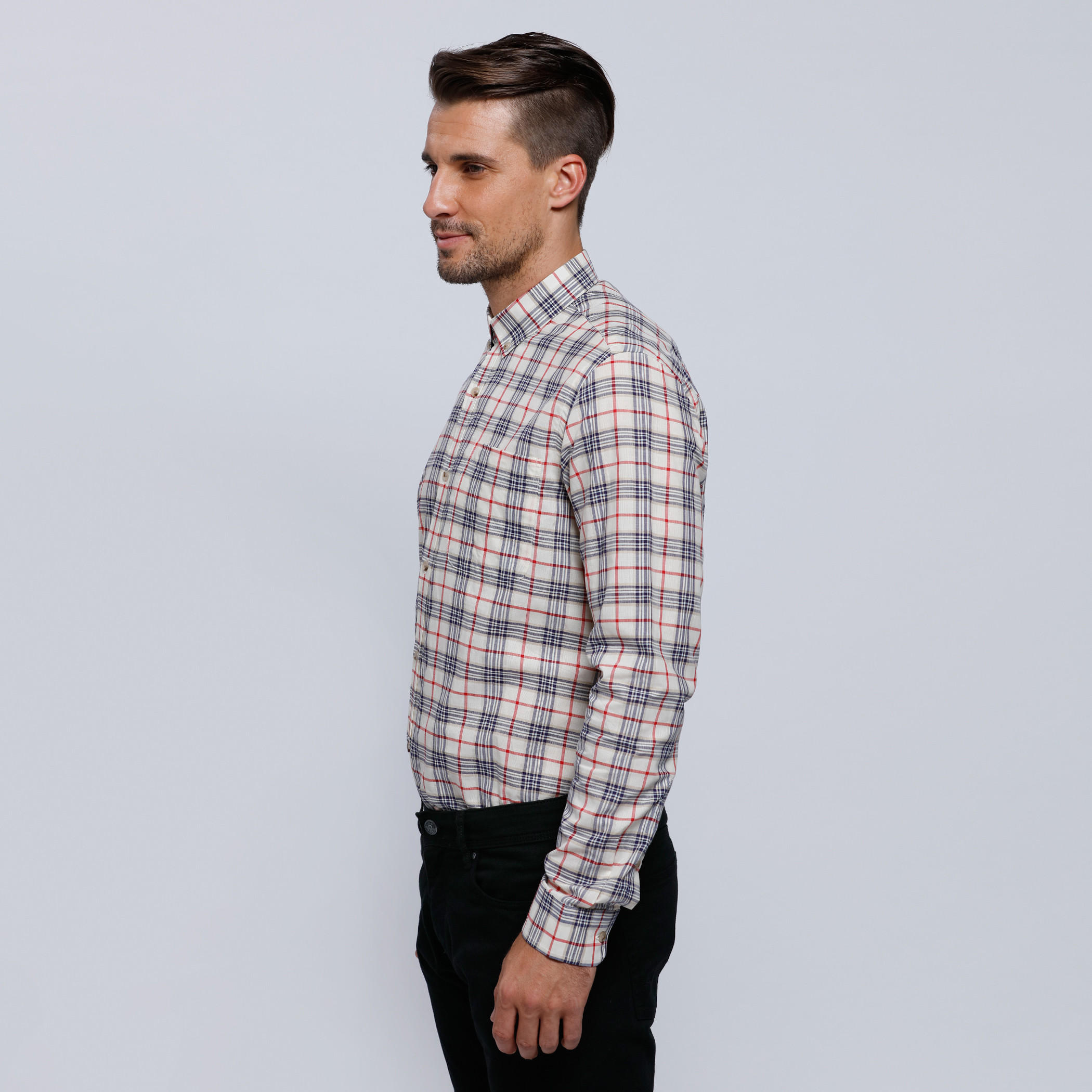 Chequered Long Sleeves Shirt-men-clothing-shirts-image-3