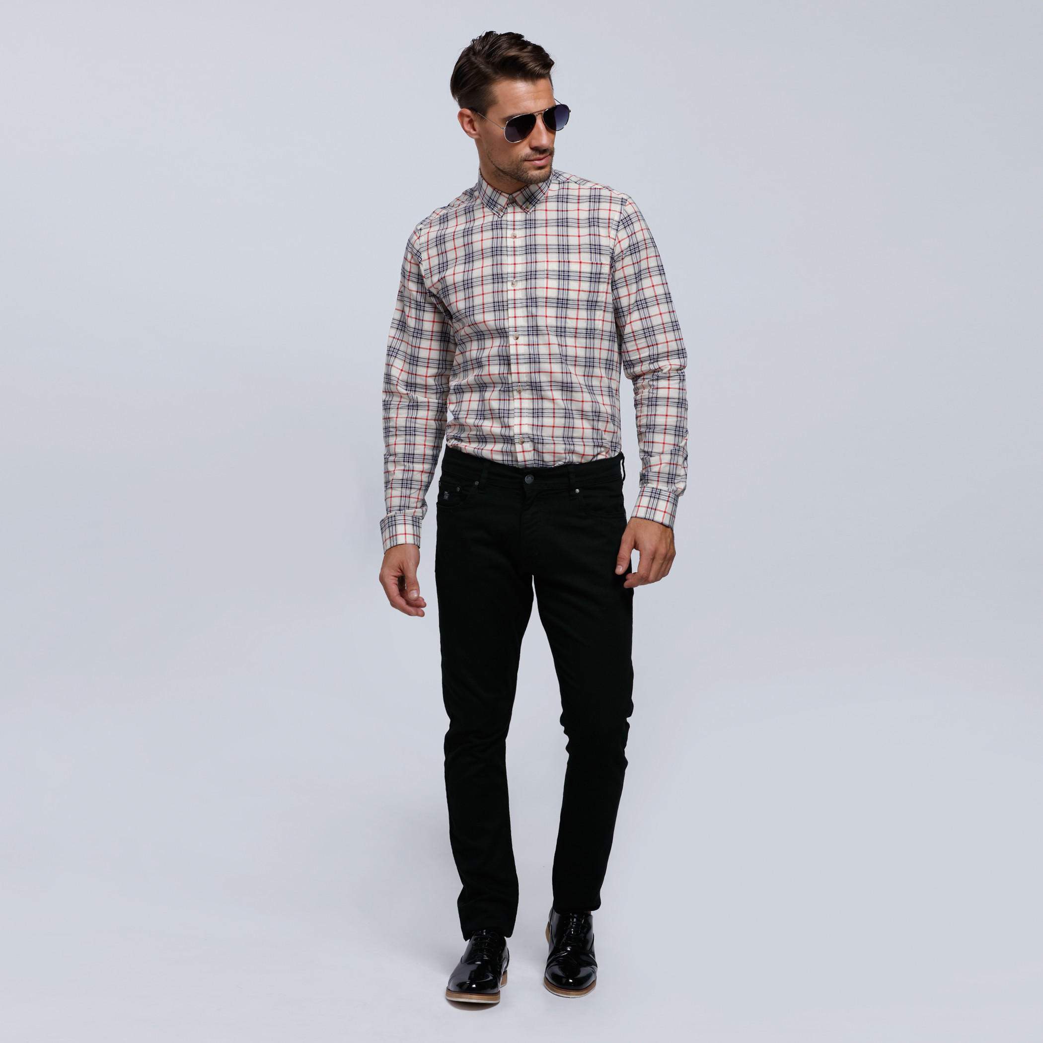 Chequered Long Sleeves Shirt-men-clothing-shirts-image-5