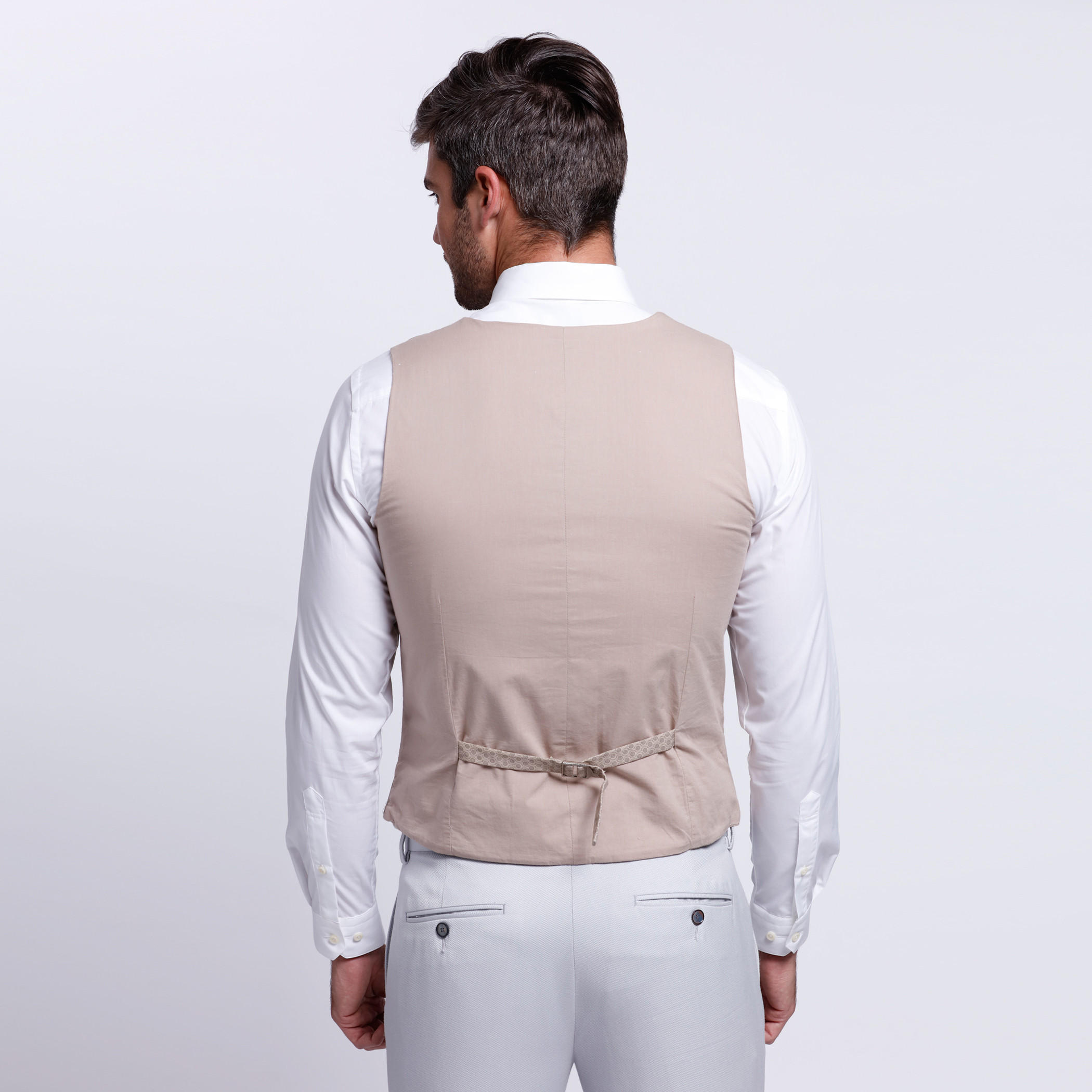 Sleeveless Waistcoat with Complete Button Placket-men-clothing-jacketsandblazers-coats-image-2