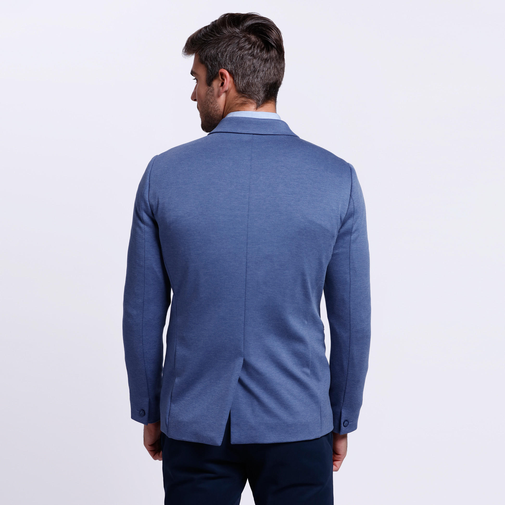 Long Sleeves Blazer with Notch Collar and Pocket Detail-men-winterwear-jacketsandblazers-image-2